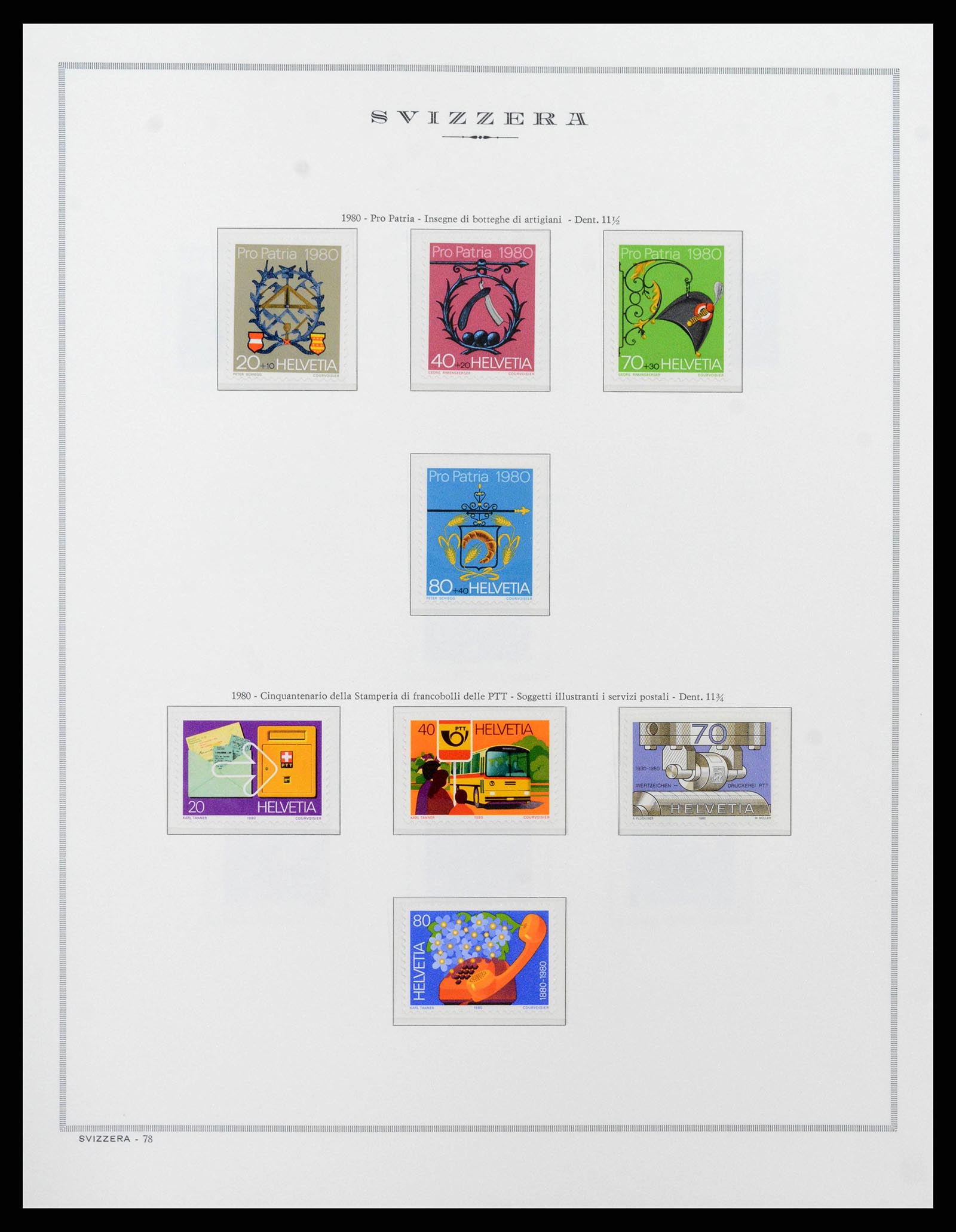 38968 0088 - Stamp collection 38968 Switzerland 1852-2020.
