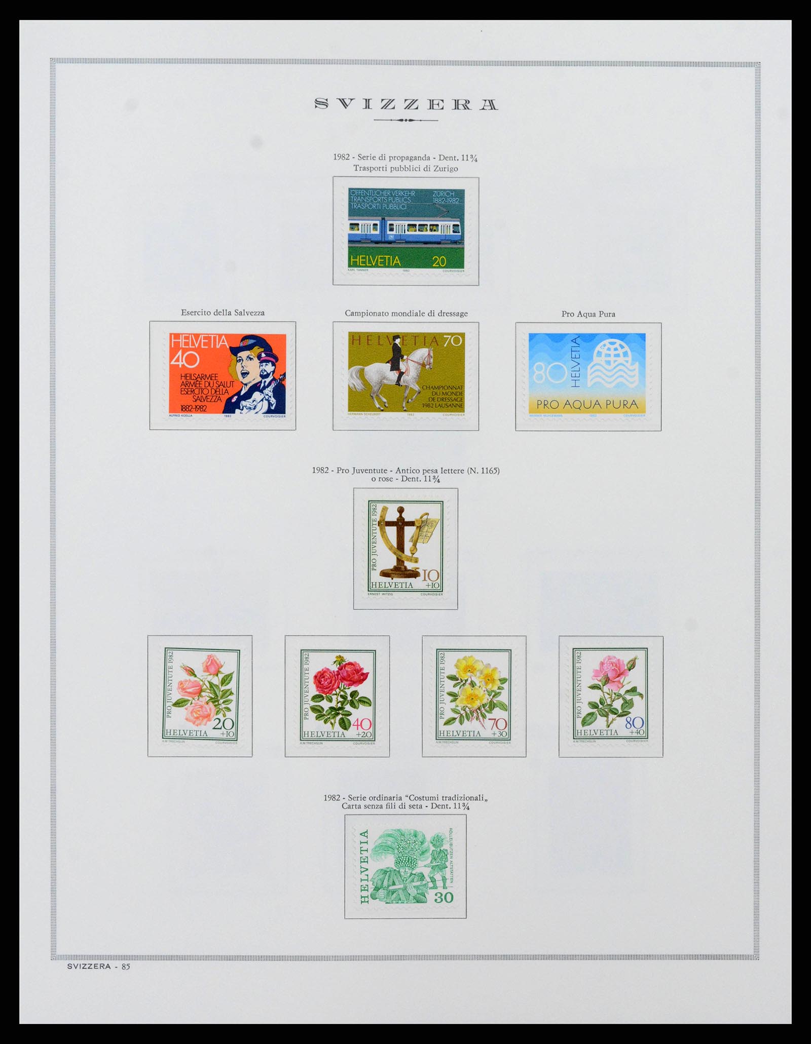 38968 0096 - Stamp collection 38968 Switzerland 1852-2020.