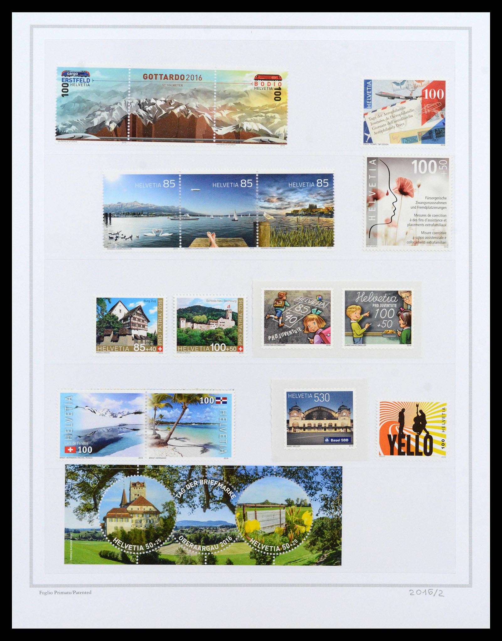 38968 0164 - Stamp collection 38968 Switzerland 1852-2020.