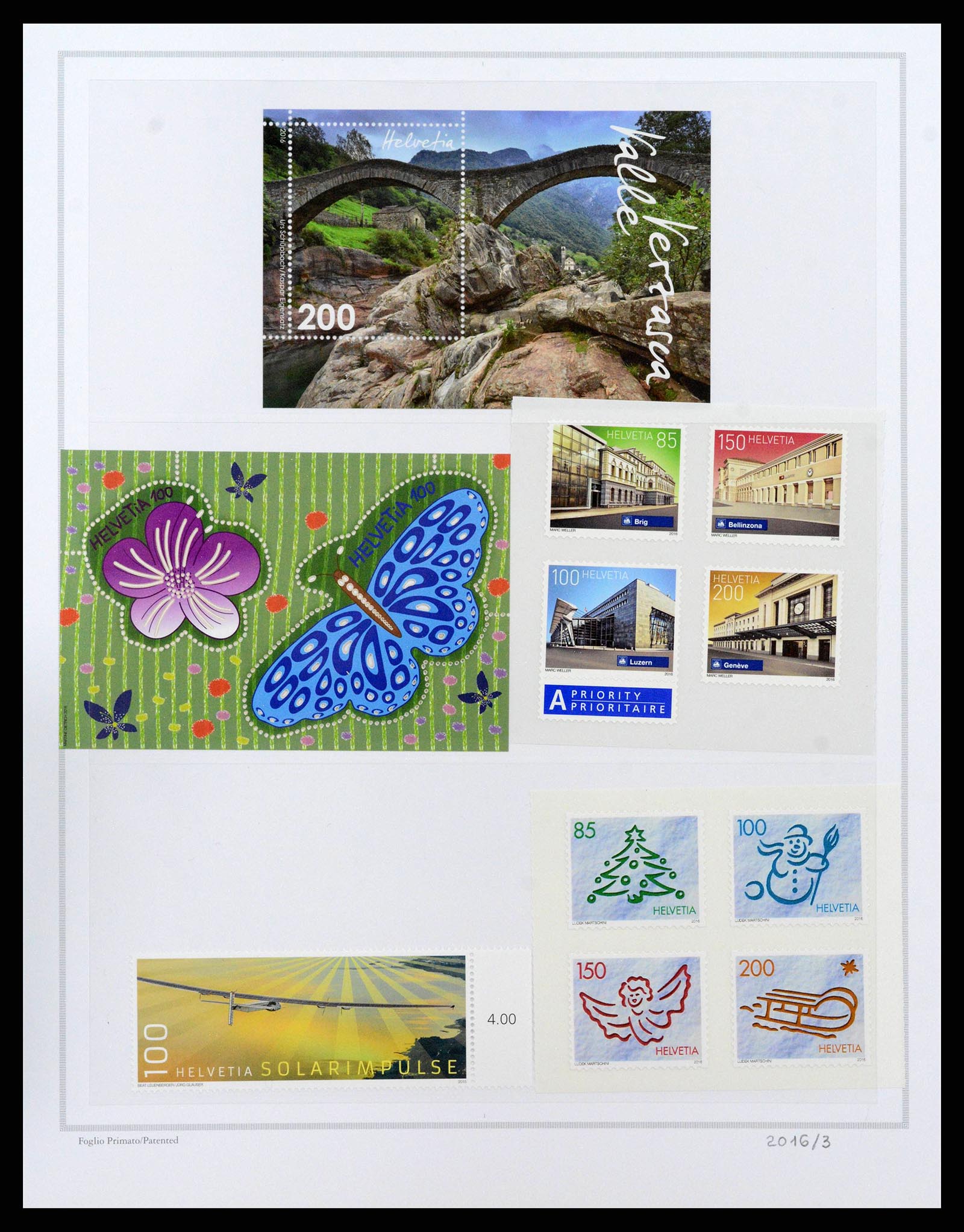 38968 0165 - Stamp collection 38968 Switzerland 1852-2020.