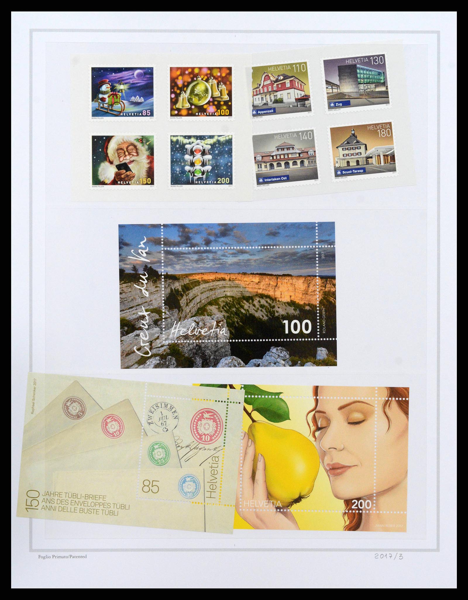 38968 0168 - Stamp collection 38968 Switzerland 1852-2020.