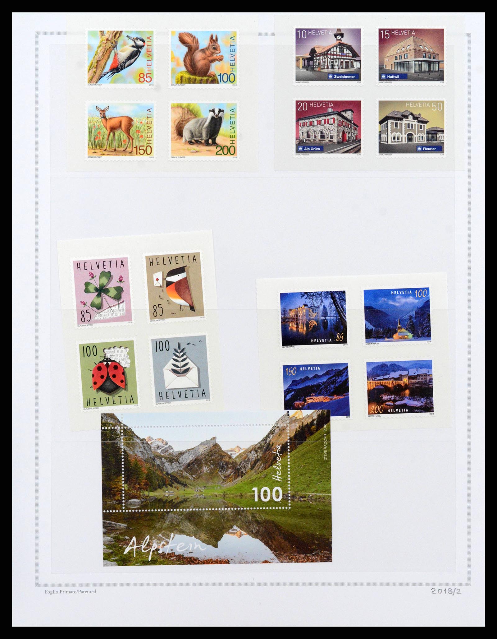 38968 0170 - Stamp collection 38968 Switzerland 1852-2020.