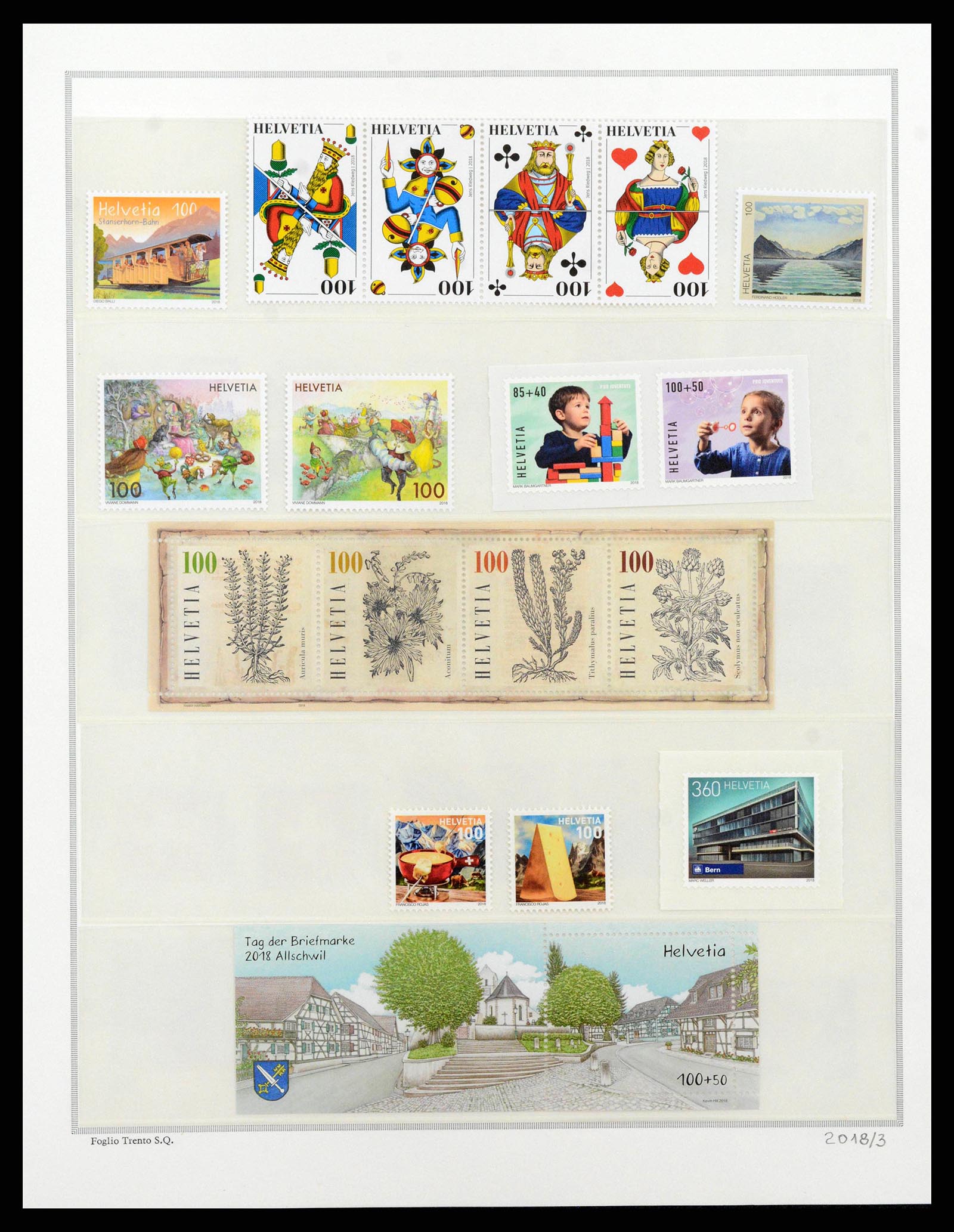 38968 0171 - Stamp collection 38968 Switzerland 1852-2020.