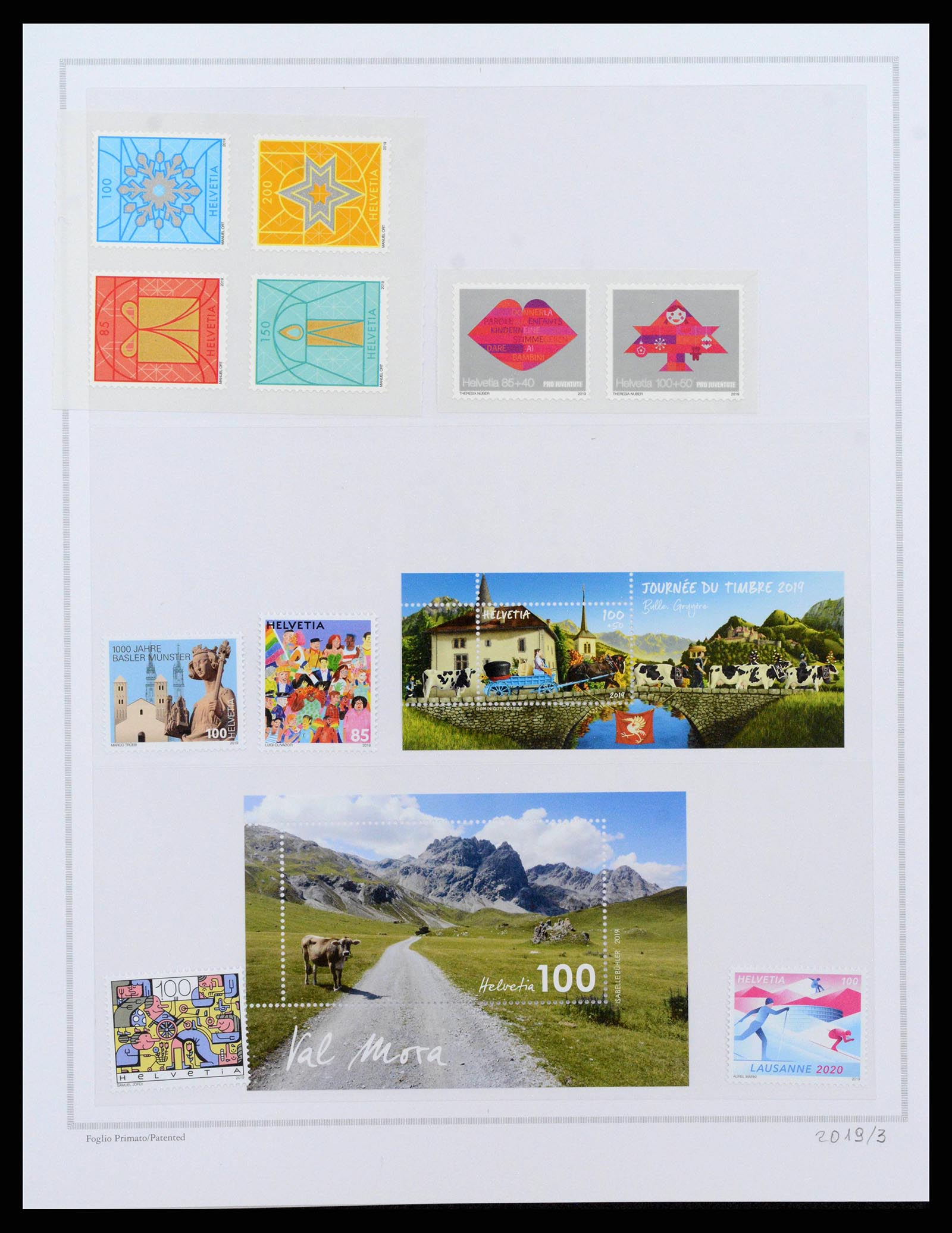 38968 0174 - Stamp collection 38968 Switzerland 1852-2020.