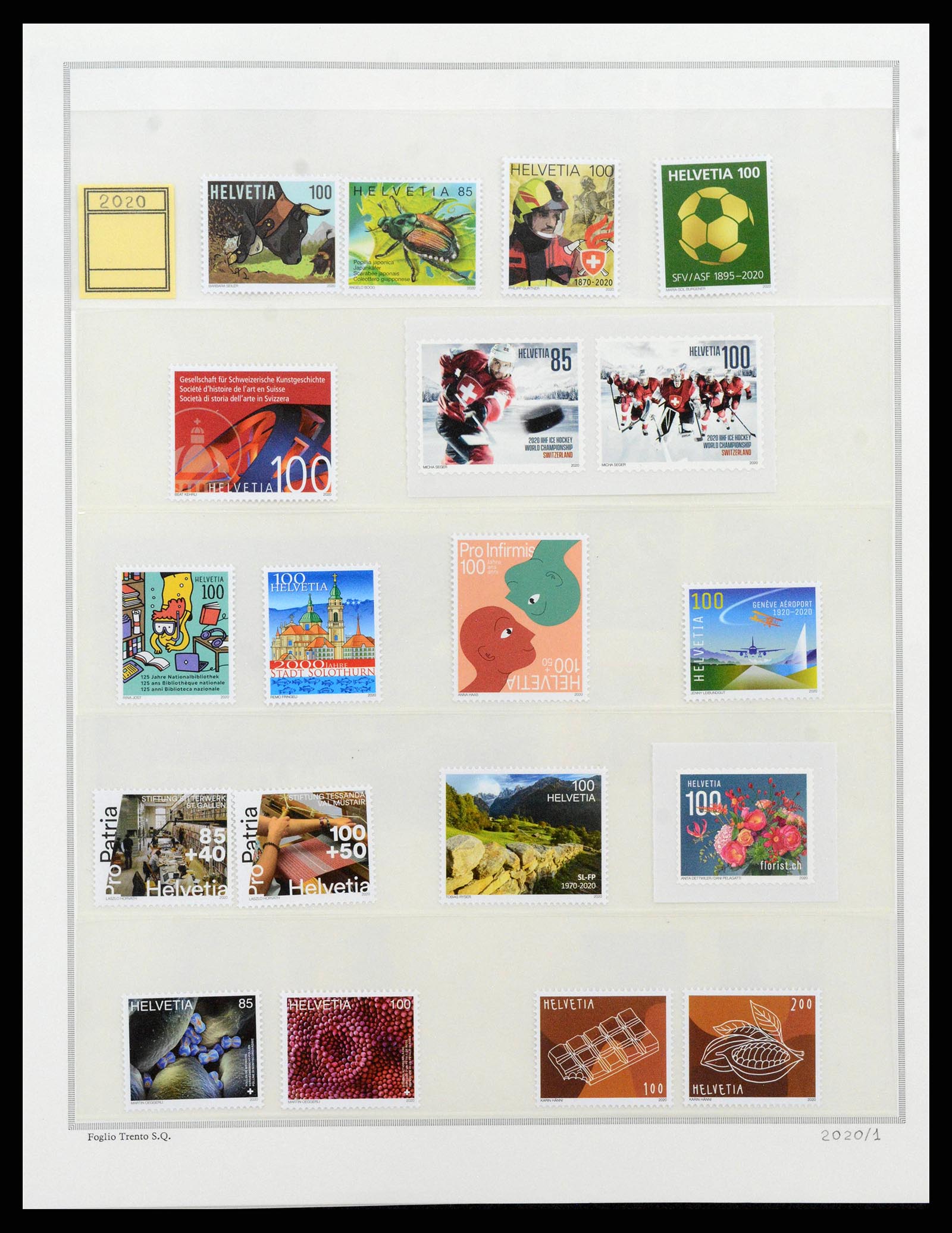 38968 0176 - Stamp collection 38968 Switzerland 1852-2020.