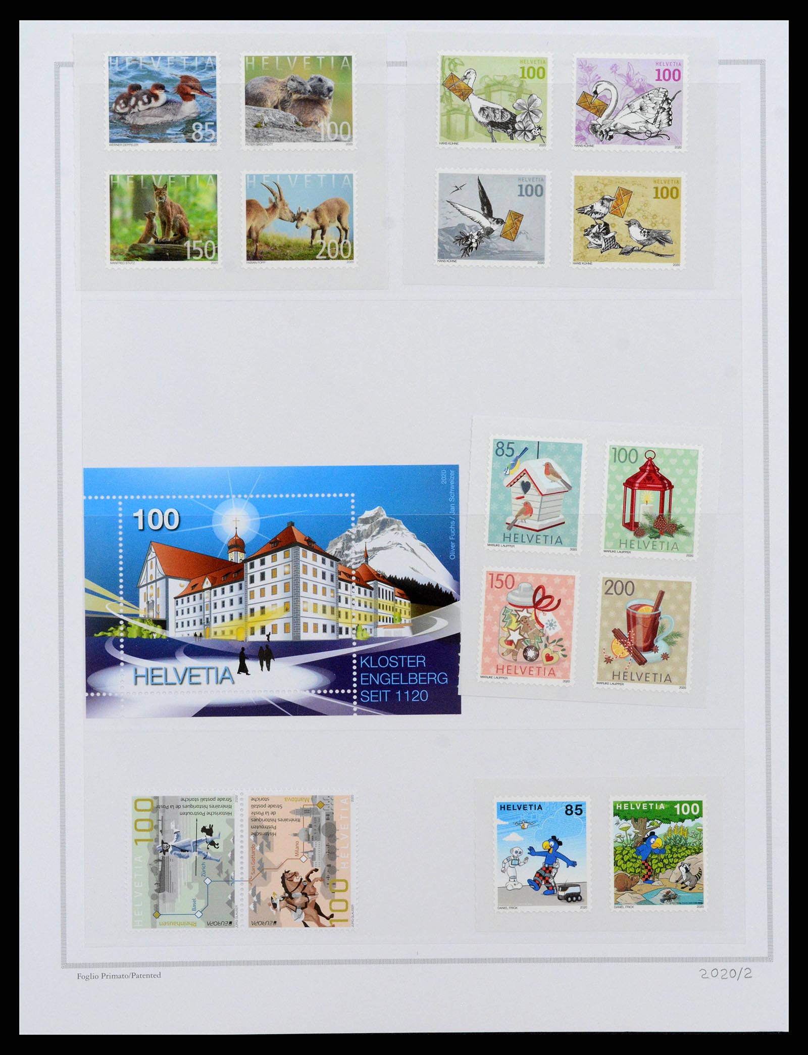 38968 0177 - Stamp collection 38968 Switzerland 1852-2020.