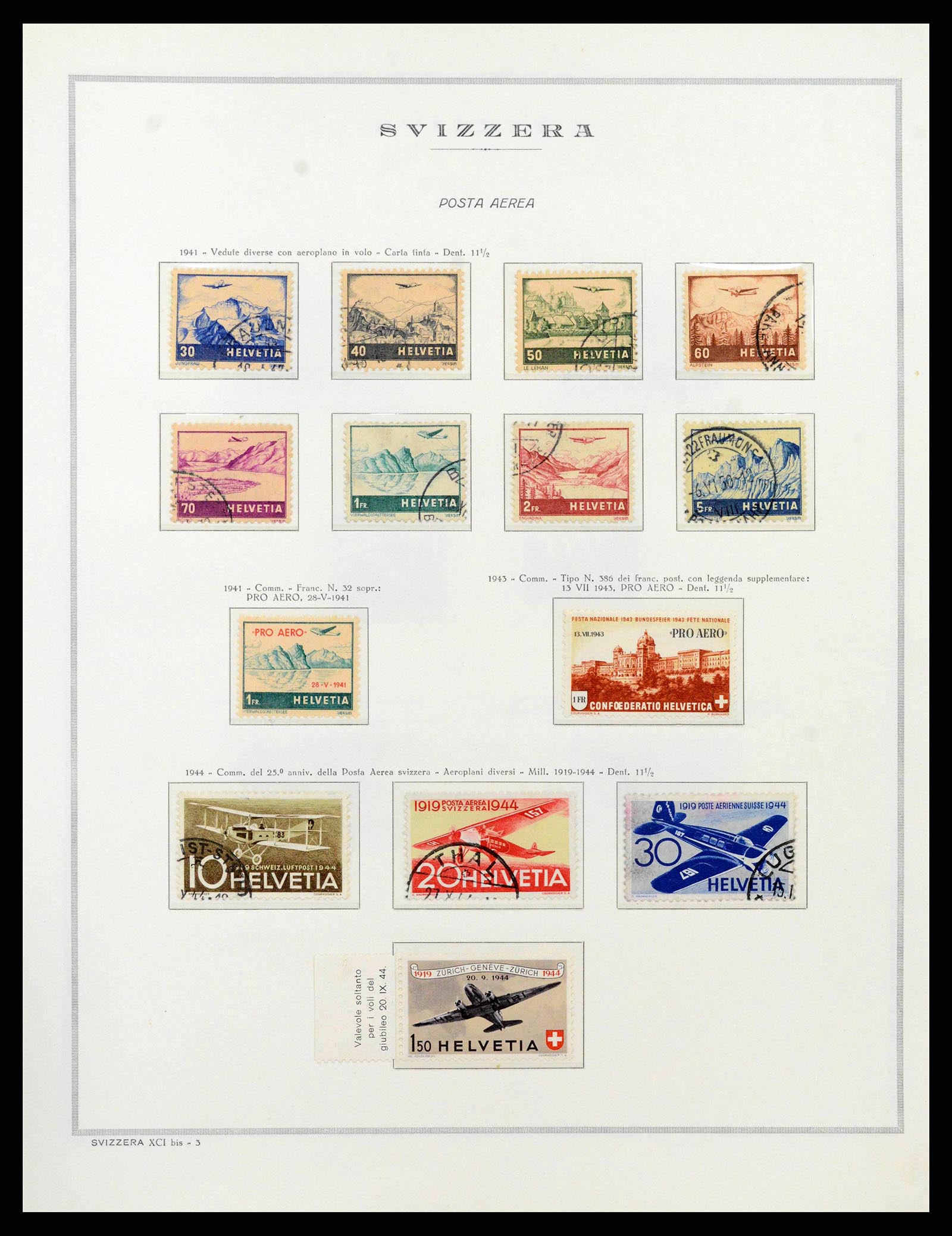 38968 0181 - Stamp collection 38968 Switzerland 1852-2020.