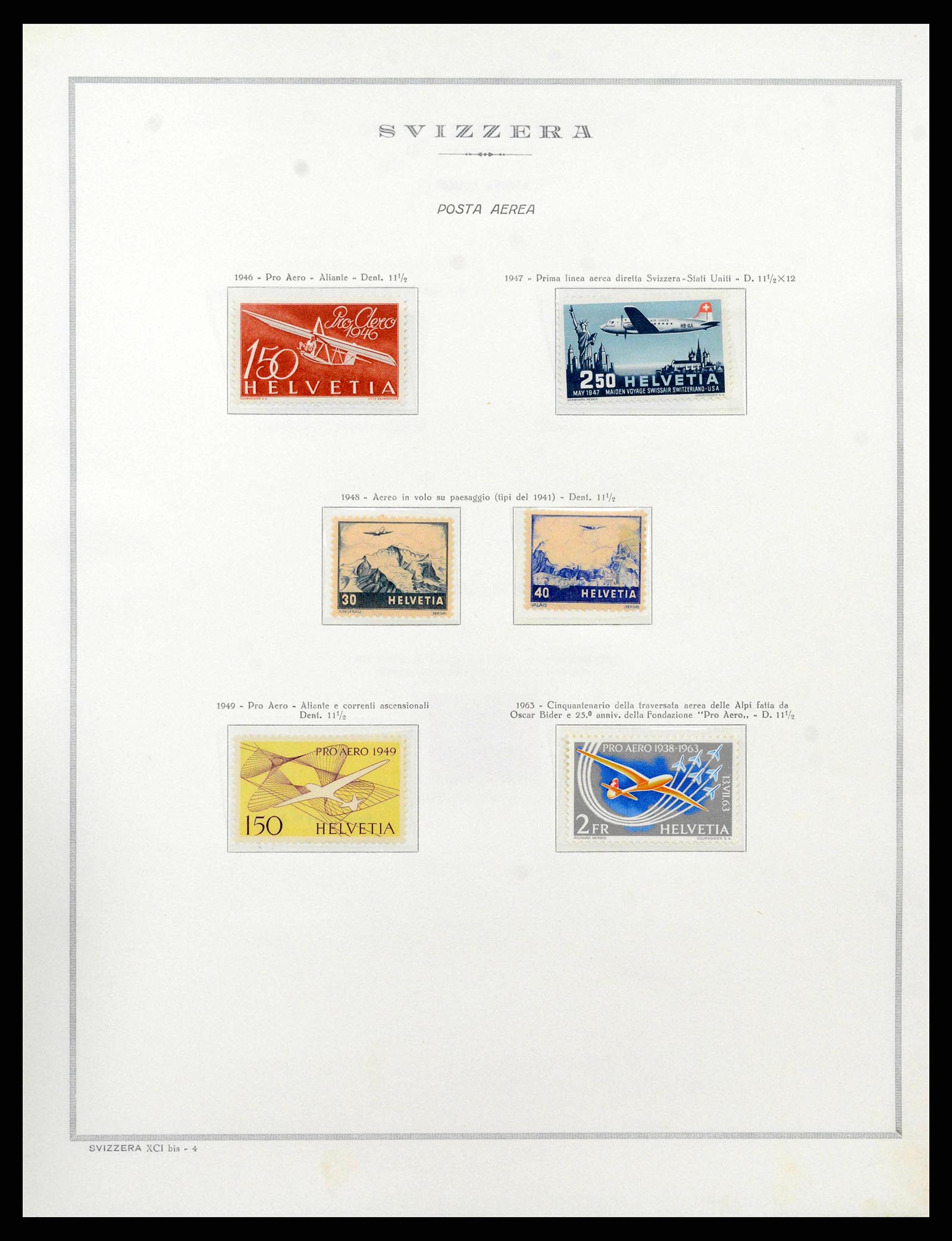 38968 0182 - Stamp collection 38968 Switzerland 1852-2020.