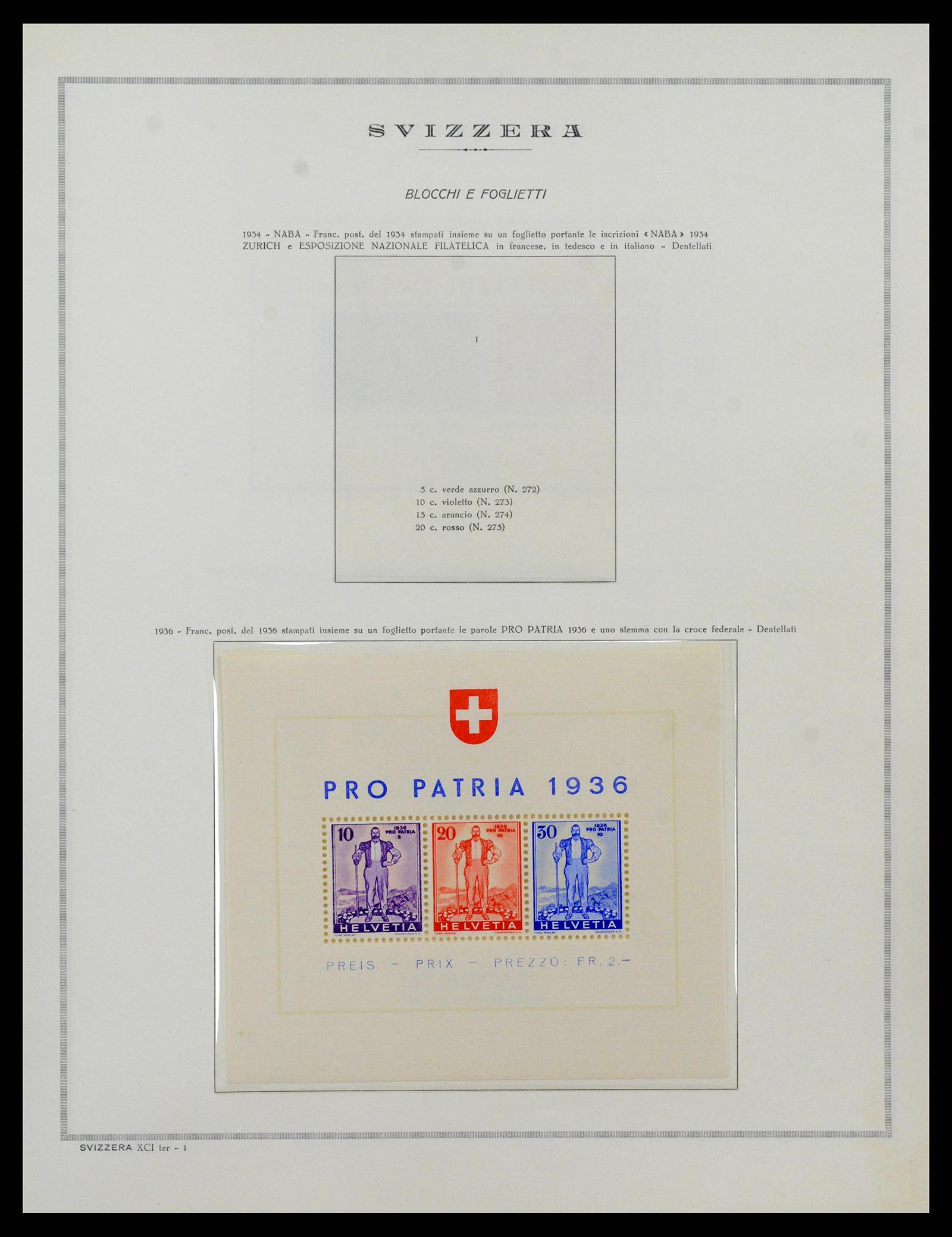 38968 0184 - Stamp collection 38968 Switzerland 1852-2020.