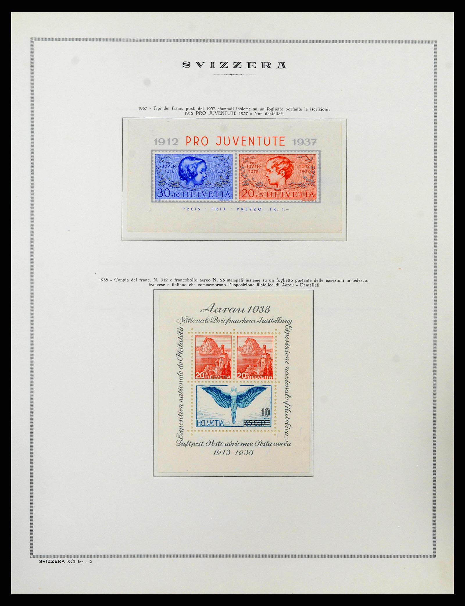 38968 0185 - Stamp collection 38968 Switzerland 1852-2020.