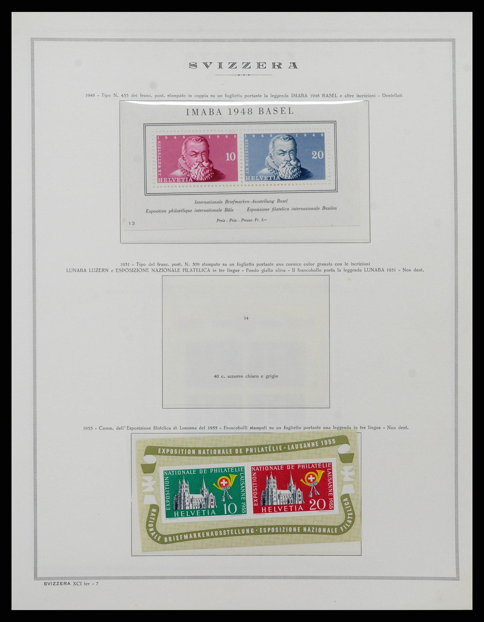 38968 0190 - Stamp collection 38968 Switzerland 1852-2020.