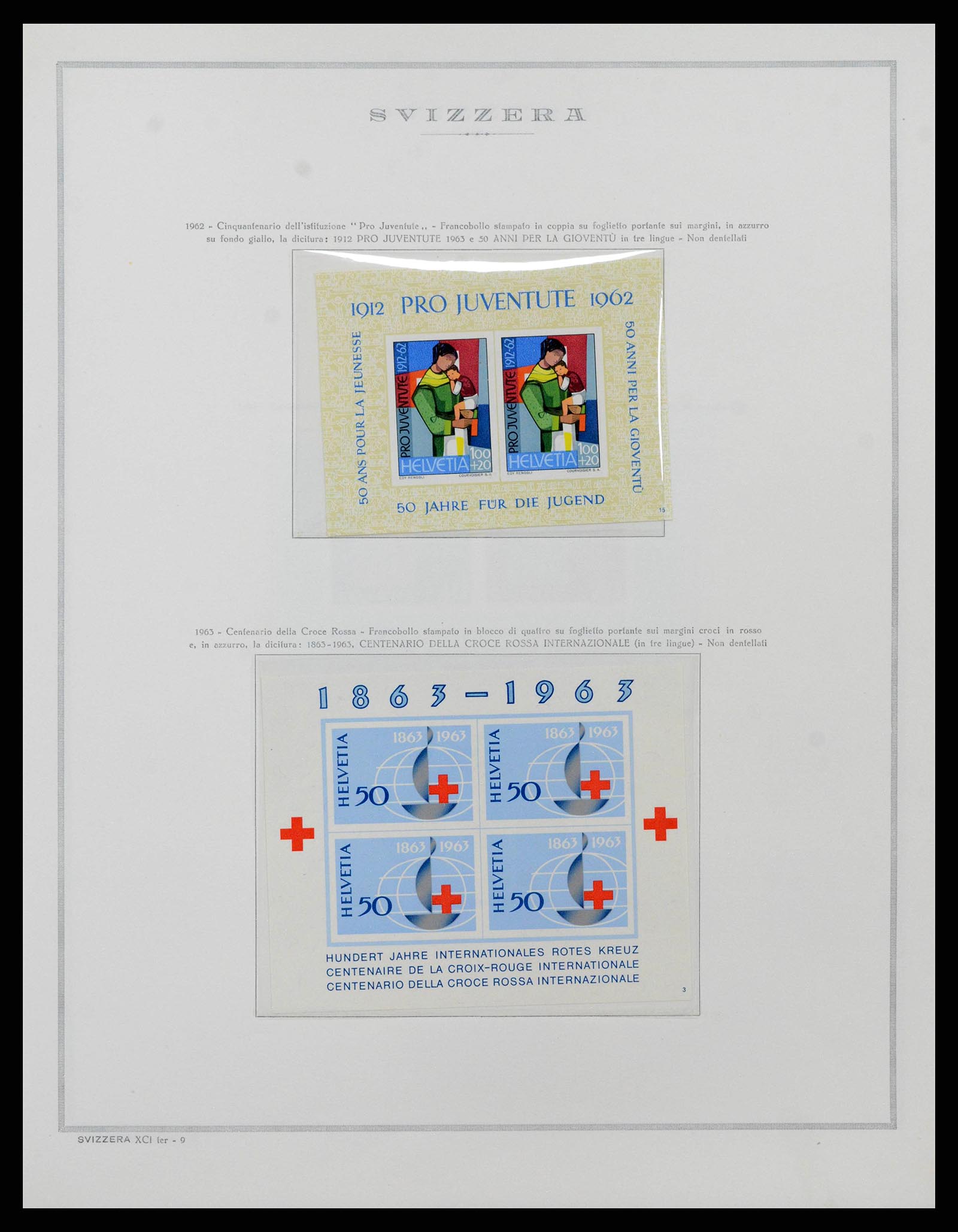 38968 0192 - Stamp collection 38968 Switzerland 1852-2020.