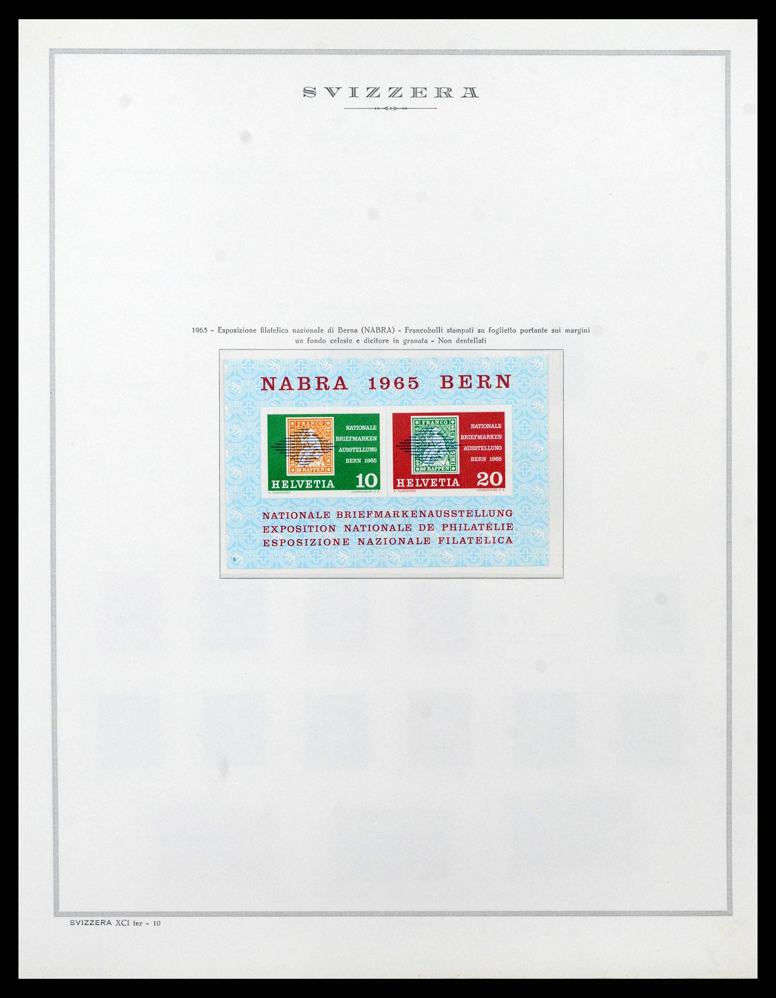 38968 0193 - Stamp collection 38968 Switzerland 1852-2020.