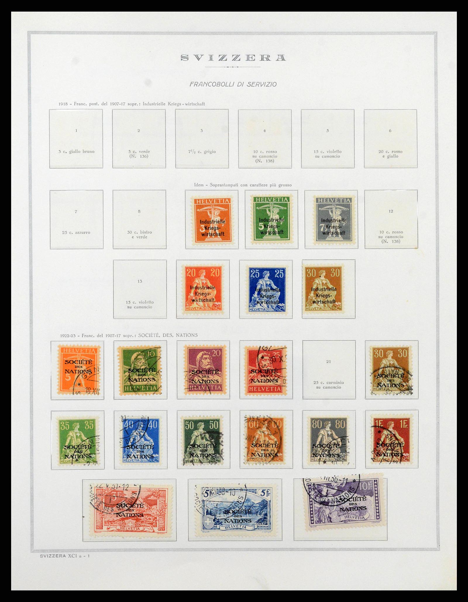 38968 0194 - Stamp collection 38968 Switzerland 1852-2020.