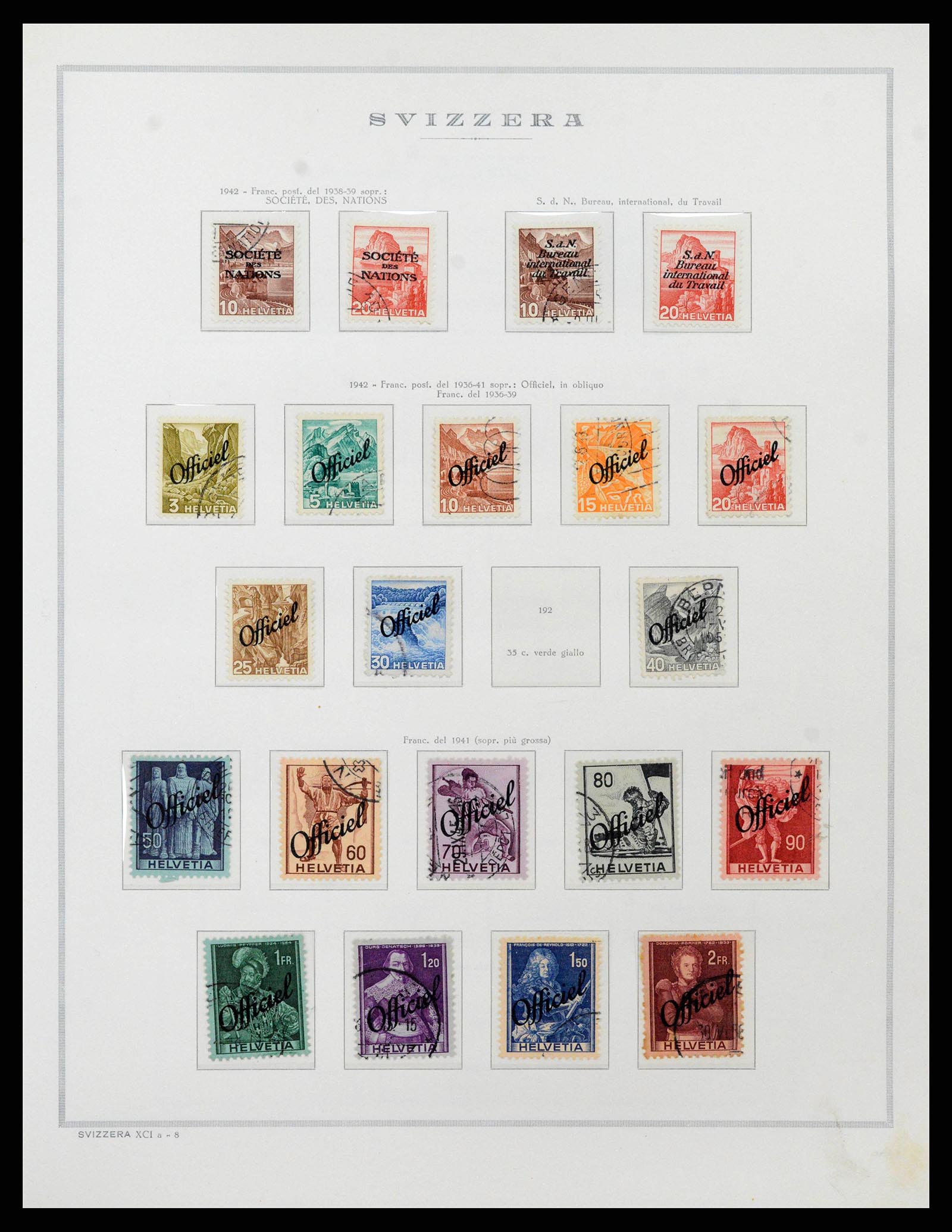 38968 0200 - Stamp collection 38968 Switzerland 1852-2020.