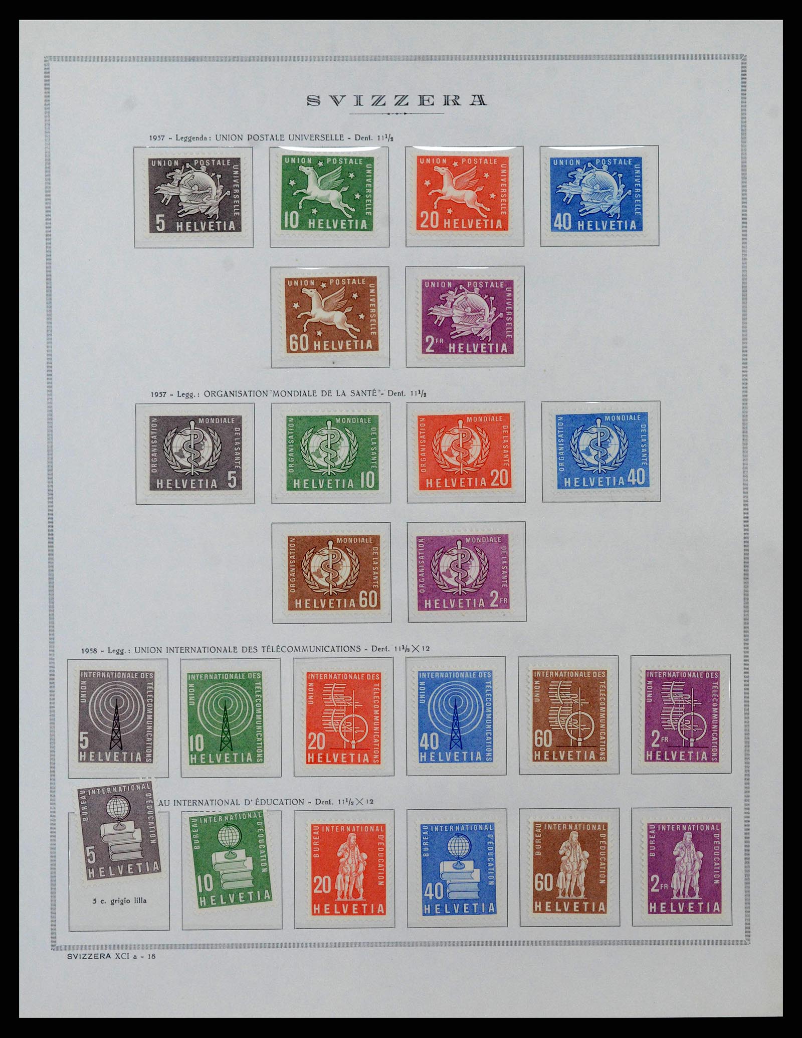 38968 0205 - Stamp collection 38968 Switzerland 1852-2020.