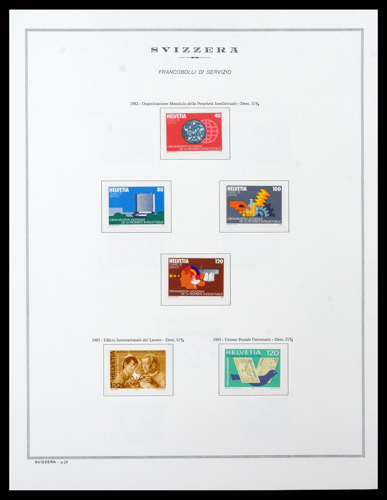 38968 0211 - Stamp collection 38968 Switzerland 1852-2020.