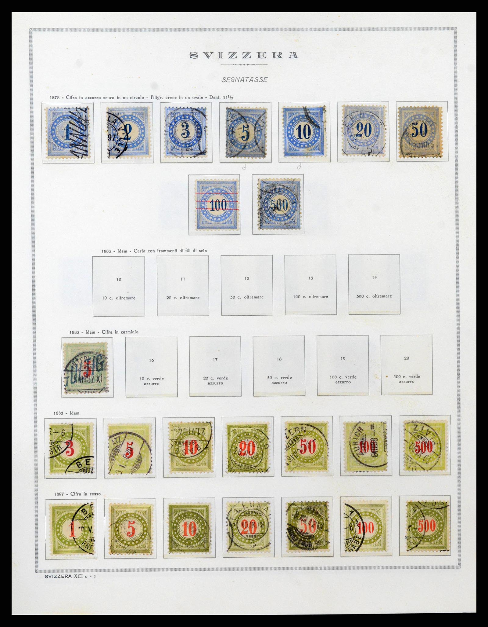 38968 0215 - Stamp collection 38968 Switzerland 1852-2020.