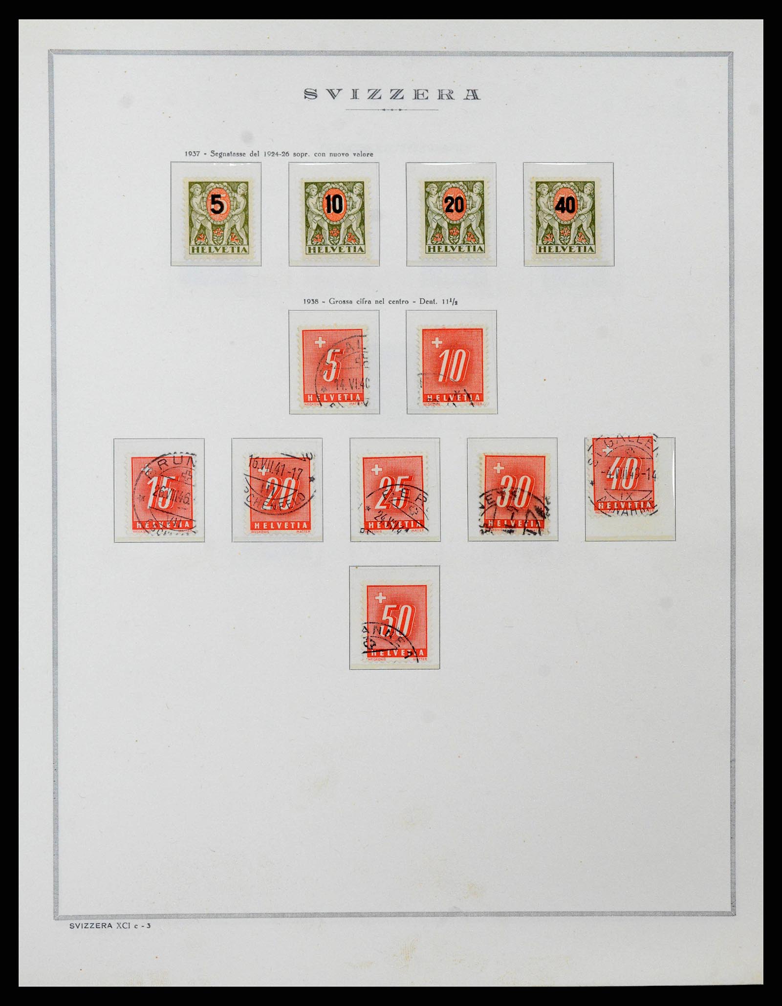 38968 0217 - Stamp collection 38968 Switzerland 1852-2020.