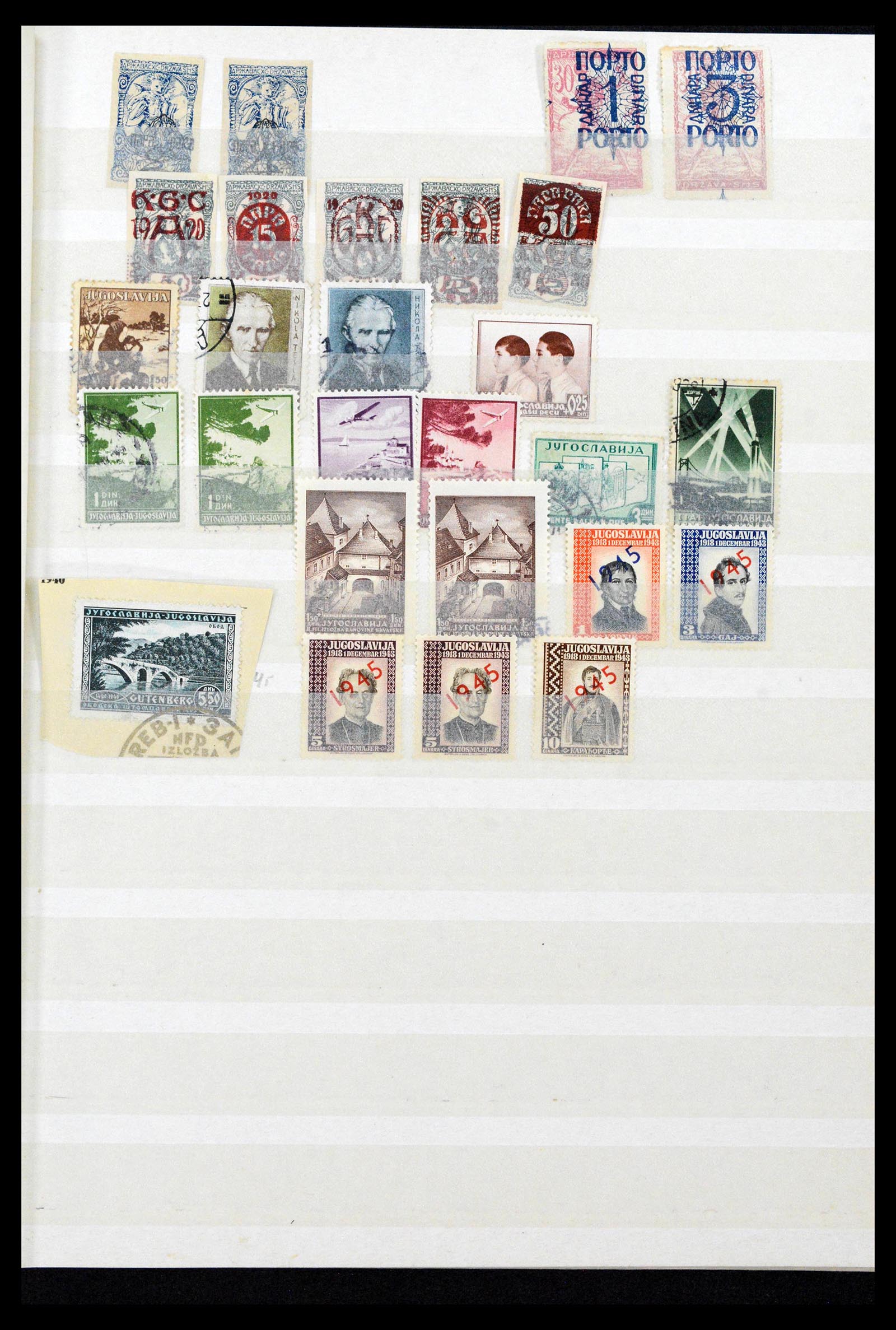 38969 0001 - Postzegelverzameling 38969 Joegoslavië 1918-2007.