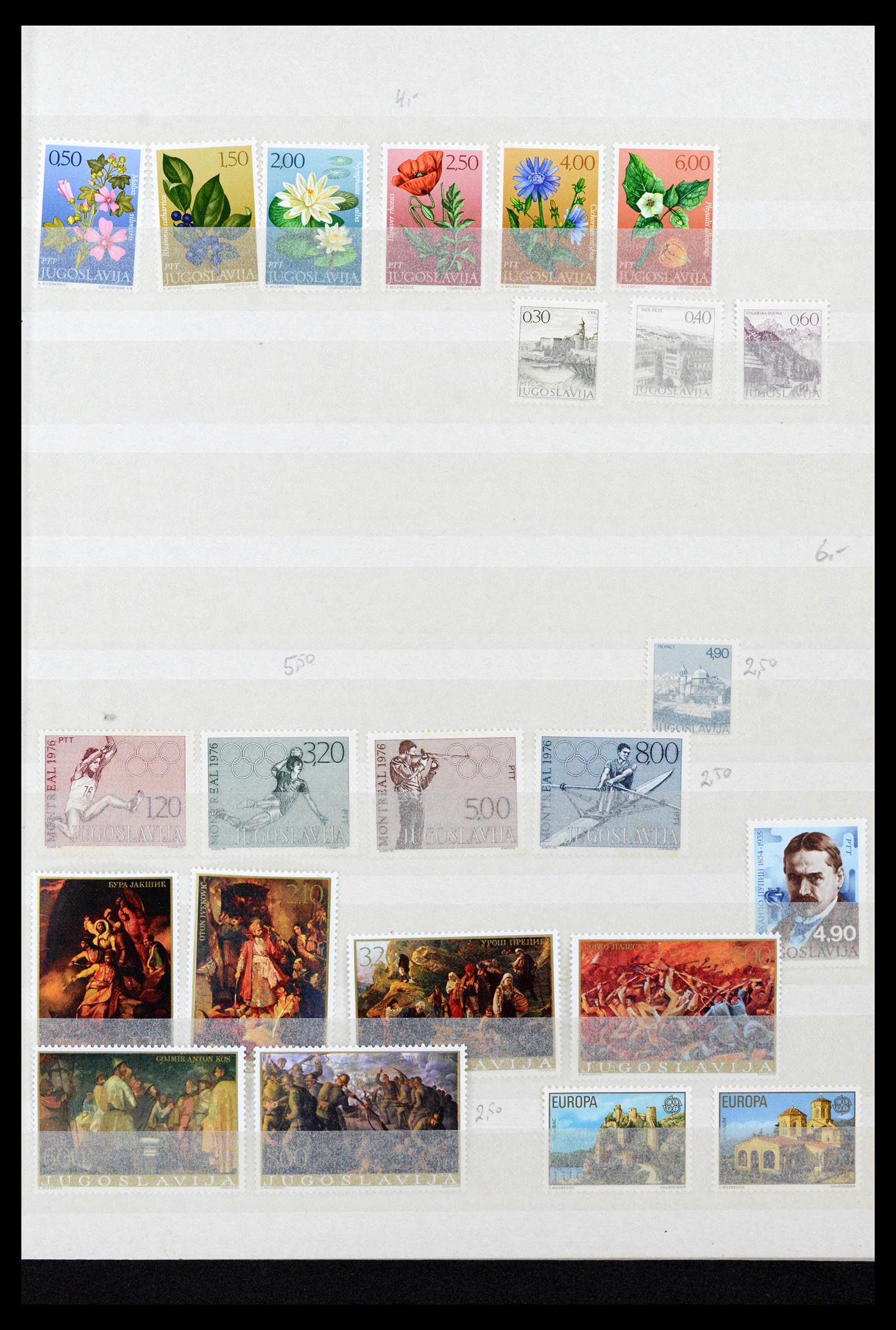 38969 0002 - Postzegelverzameling 38969 Joegoslavië 1918-2007.