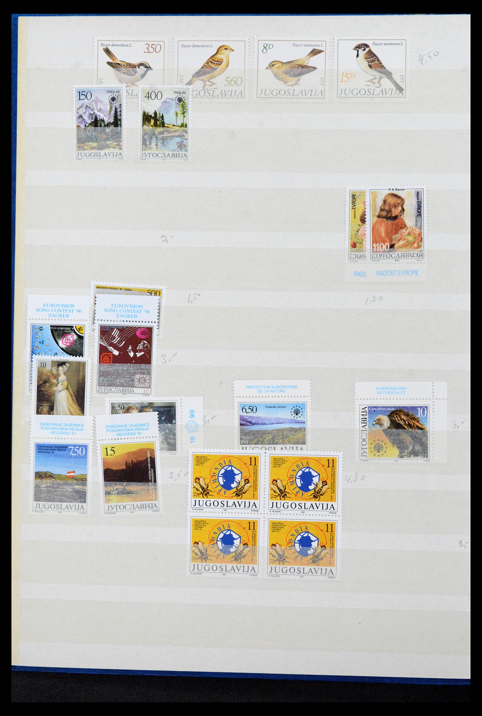 38969 0003 - Postzegelverzameling 38969 Joegoslavië 1918-2007.