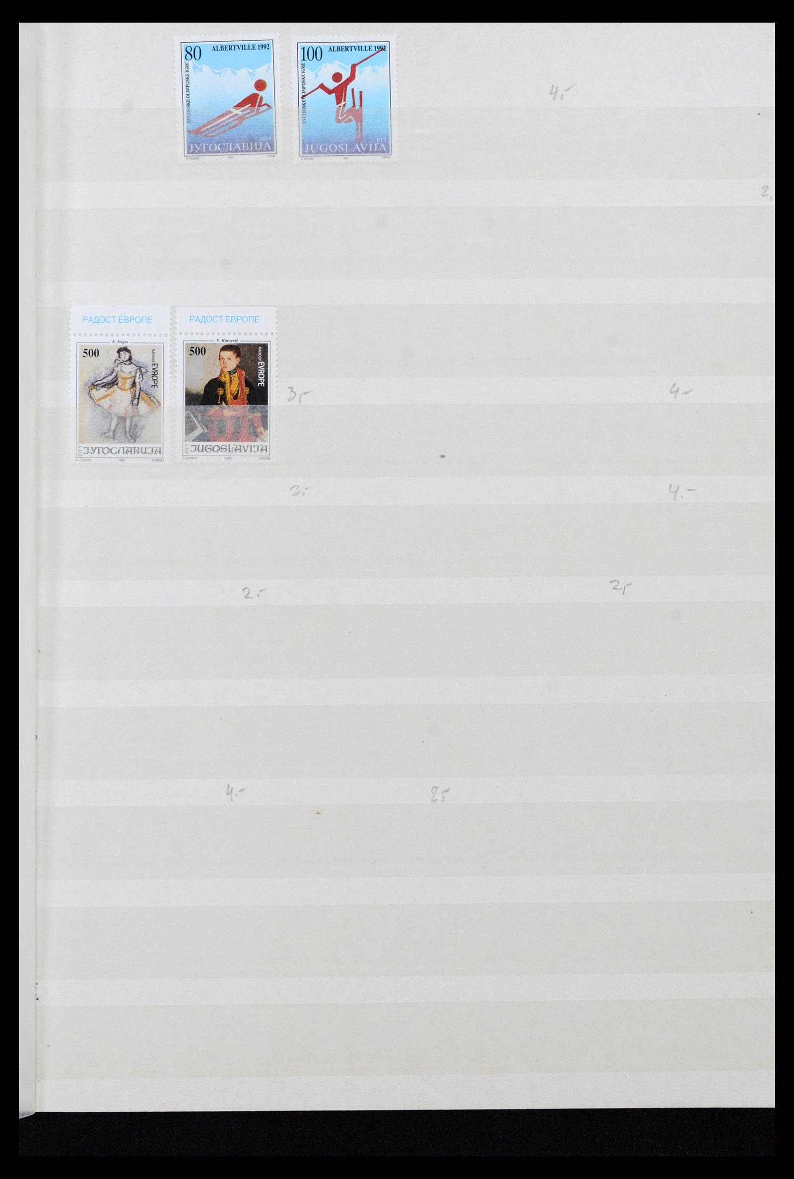 38969 0004 - Postzegelverzameling 38969 Joegoslavië 1918-2007.