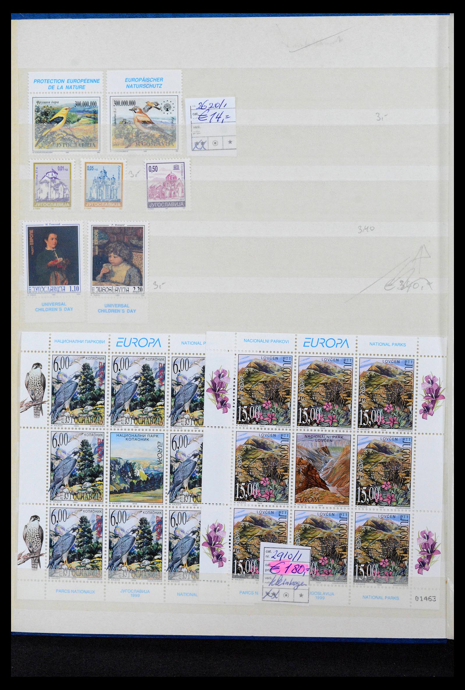 38969 0005 - Postzegelverzameling 38969 Joegoslavië 1918-2007.