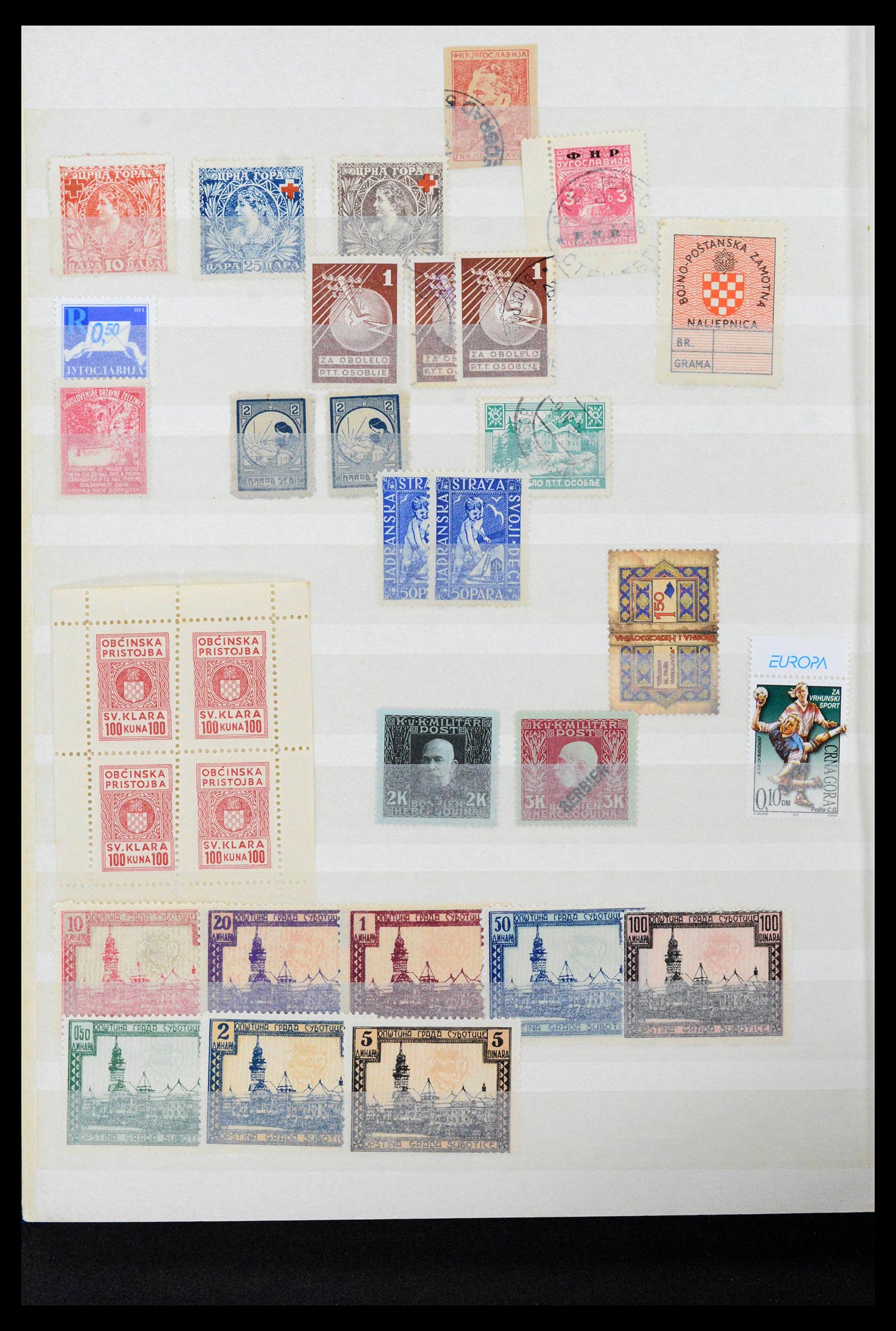 38969 0021 - Postzegelverzameling 38969 Joegoslavië 1918-2007.