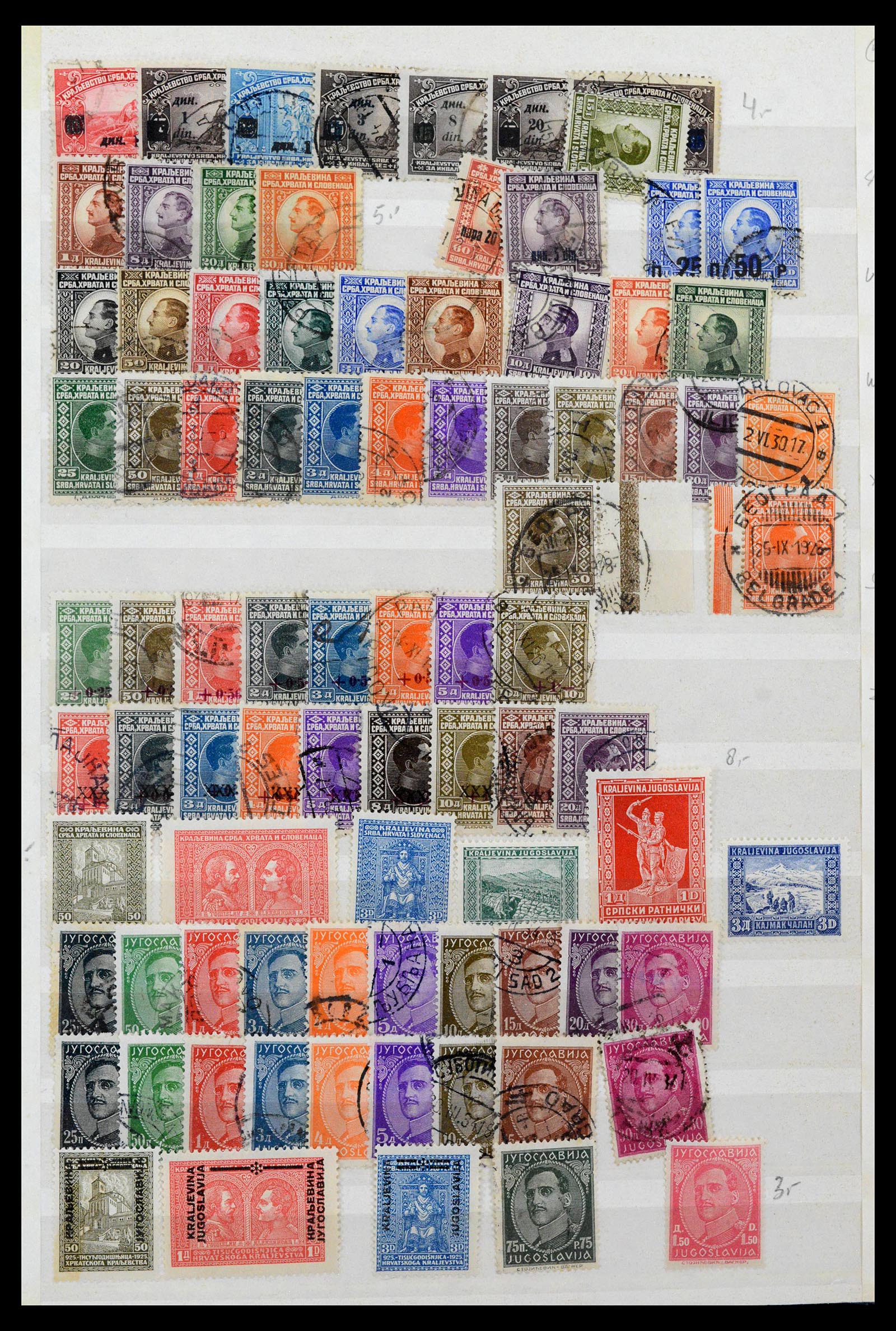 38969 0030 - Postzegelverzameling 38969 Joegoslavië 1918-2007.