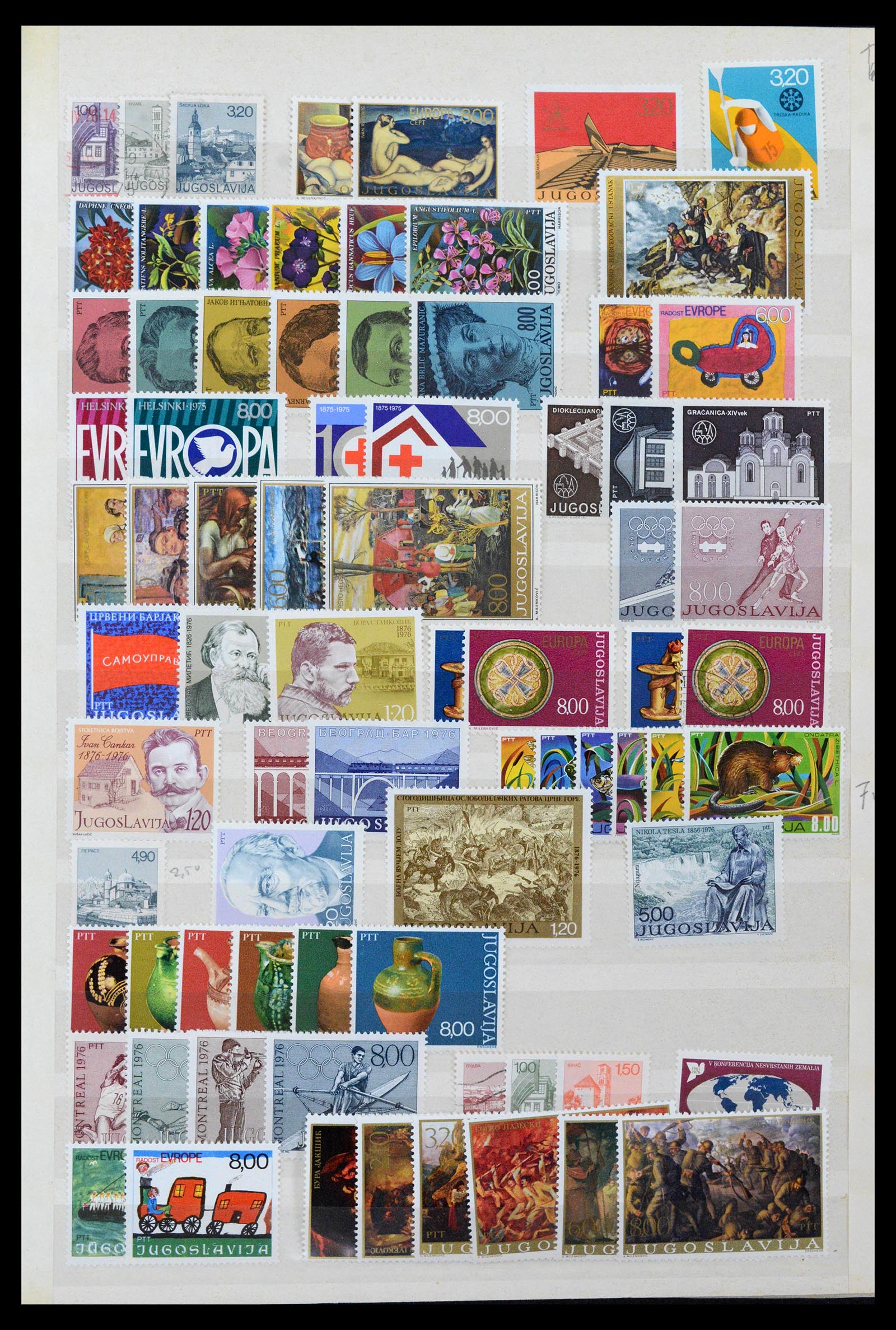 38969 0046 - Postzegelverzameling 38969 Joegoslavië 1918-2007.