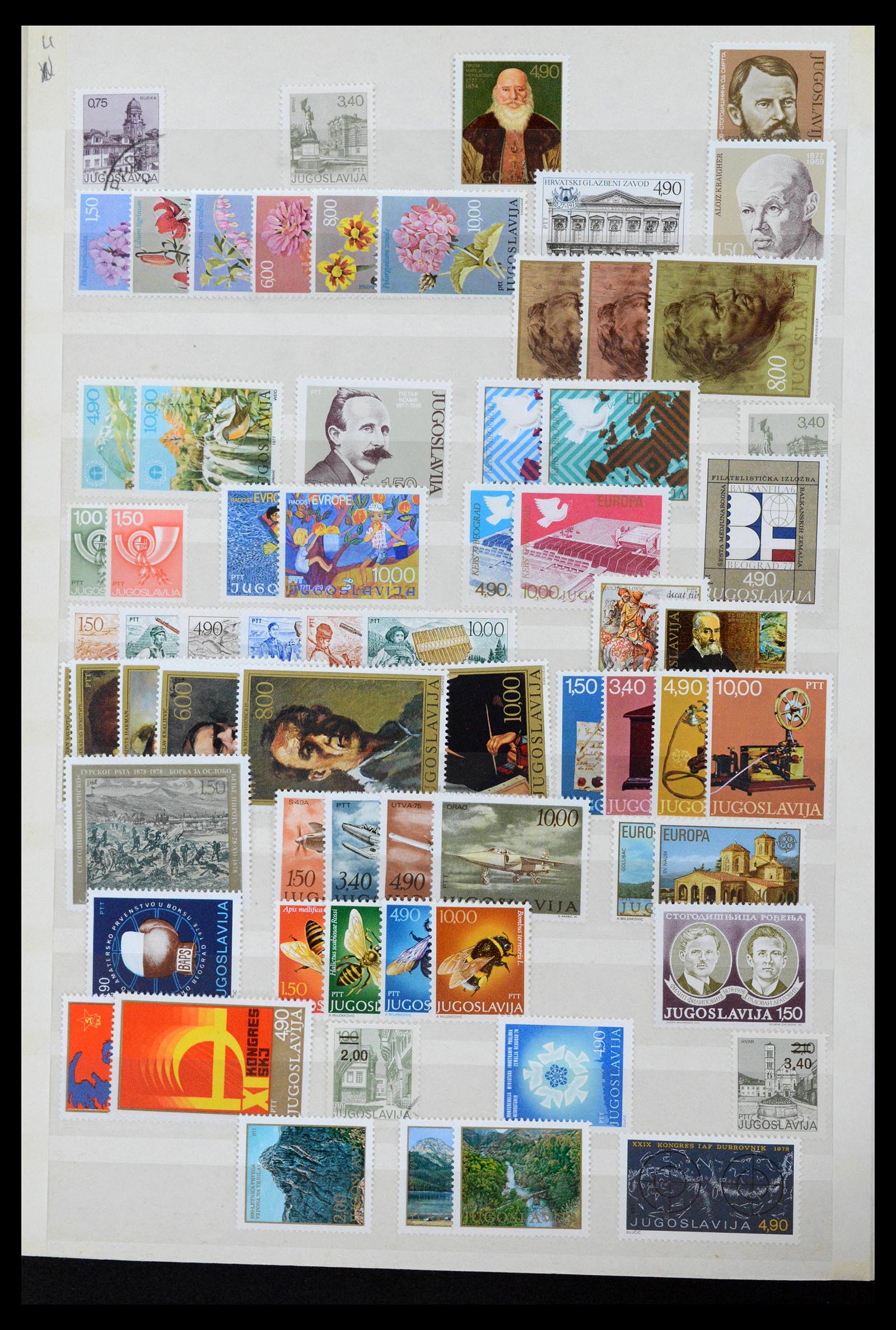 38969 0047 - Postzegelverzameling 38969 Joegoslavië 1918-2007.