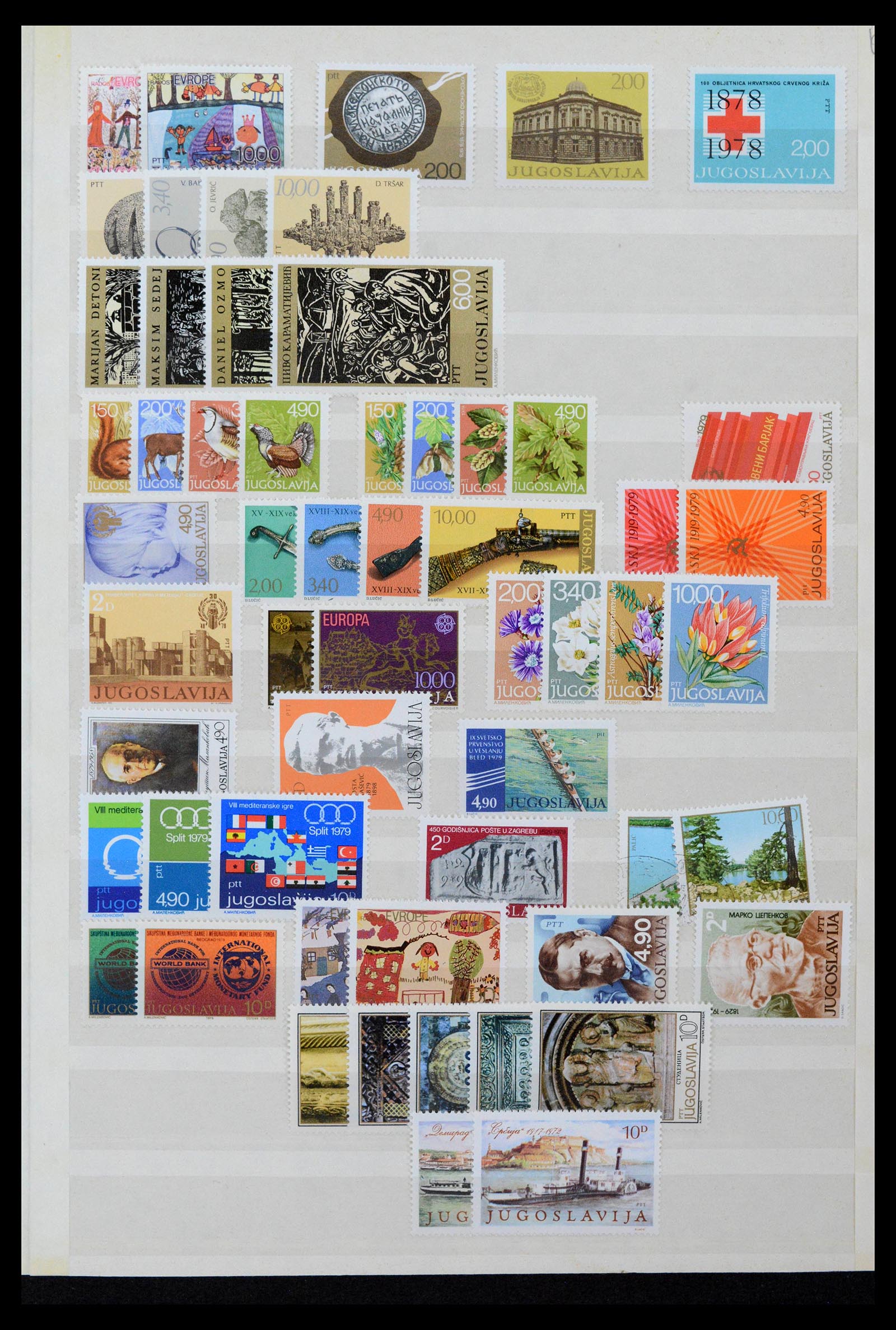 38969 0048 - Postzegelverzameling 38969 Joegoslavië 1918-2007.