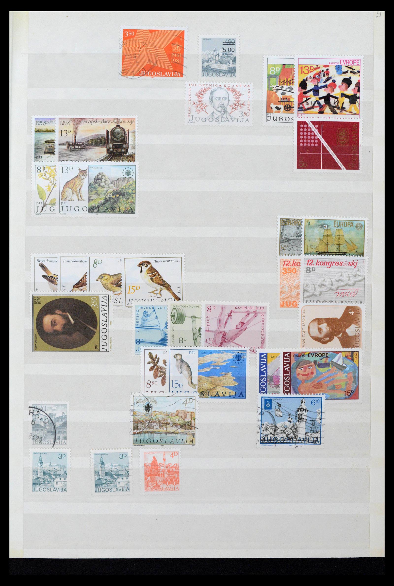 38969 0050 - Postzegelverzameling 38969 Joegoslavië 1918-2007.
