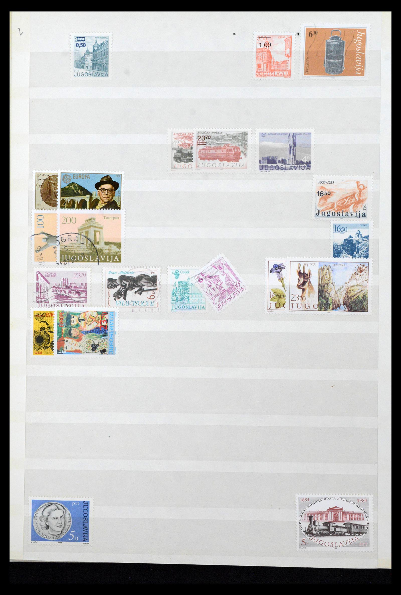 38969 0051 - Postzegelverzameling 38969 Joegoslavië 1918-2007.
