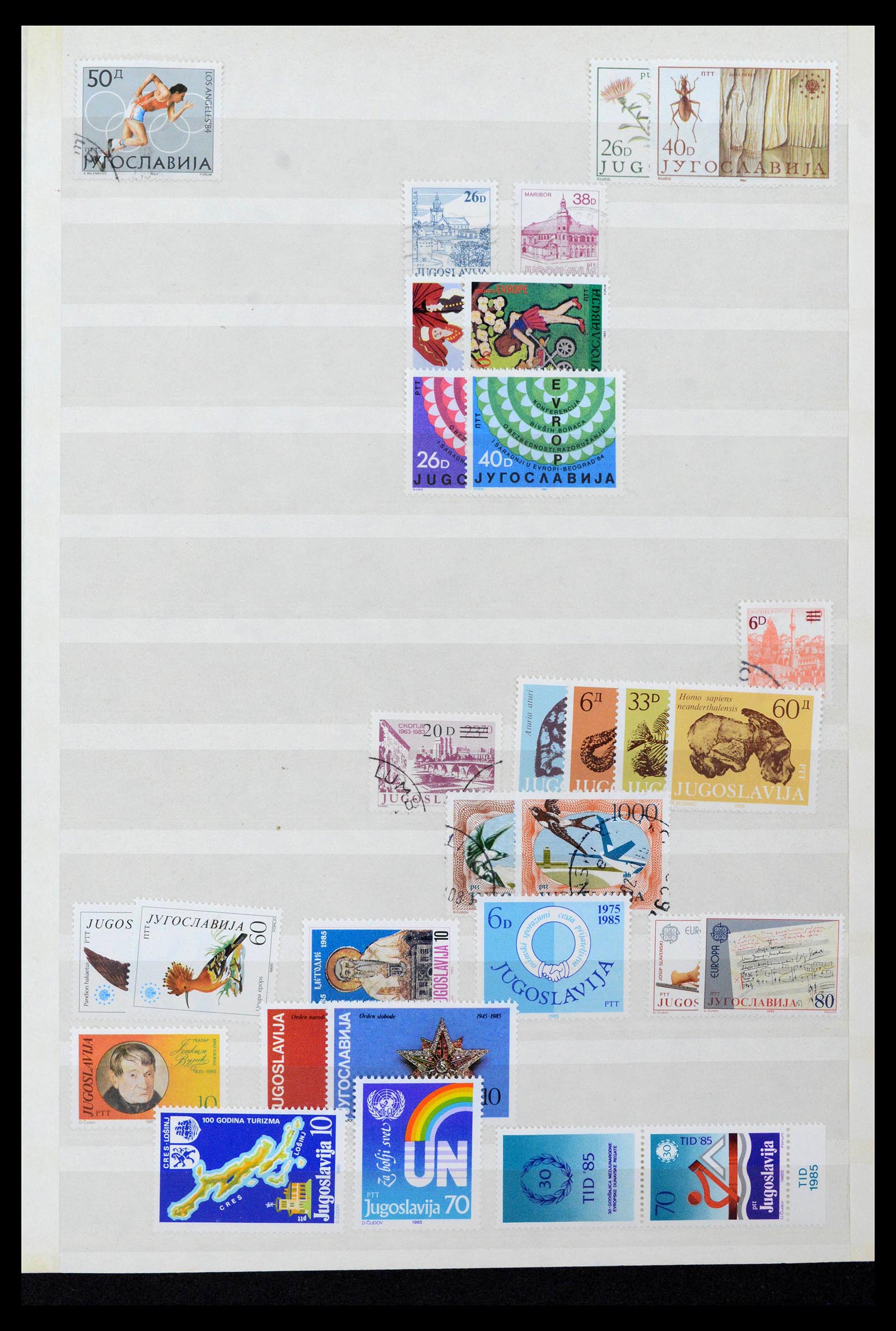 38969 0052 - Stamp collection 38969 Yugoslavia 1918-2007.