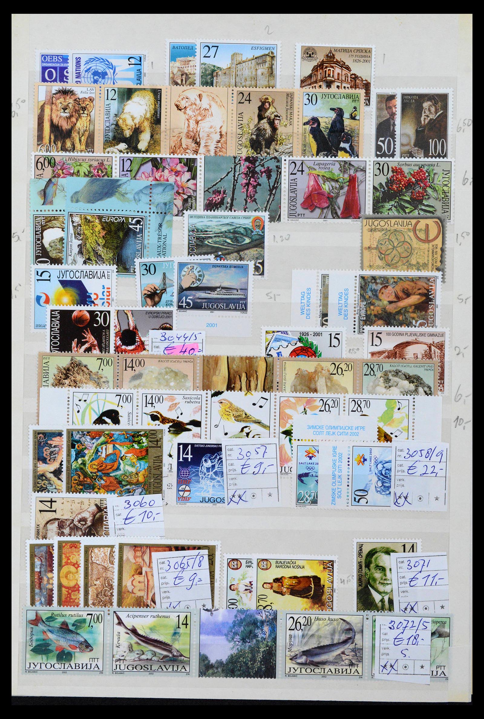 38969 0065 - Stamp collection 38969 Yugoslavia 1918-2007.