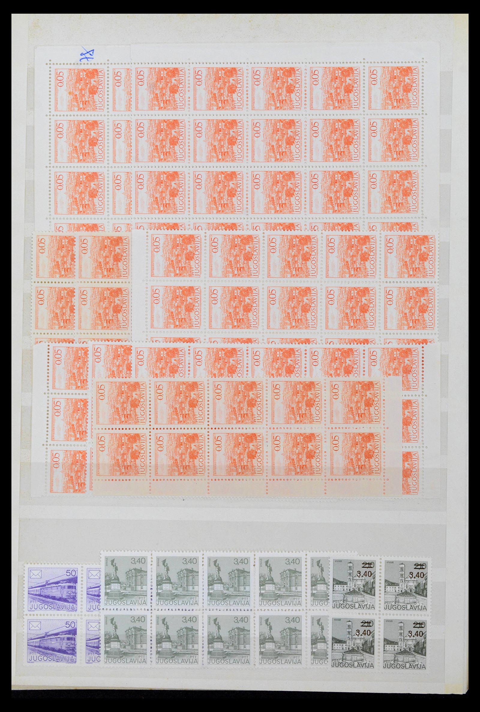 38969 0092 - Stamp collection 38969 Yugoslavia 1918-2007.