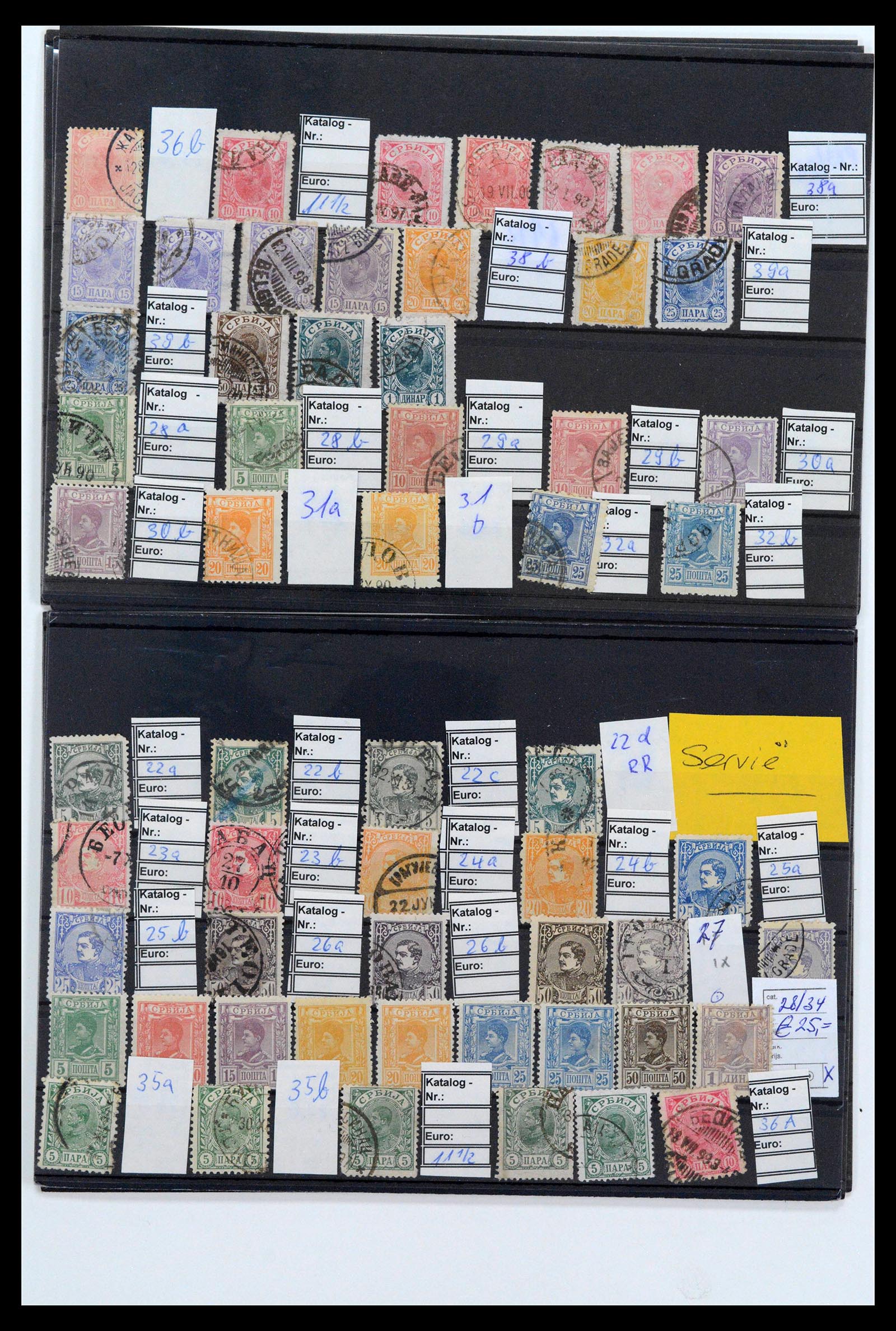 38969 0103 - Postzegelverzameling 38969 Joegoslavië 1918-2007.