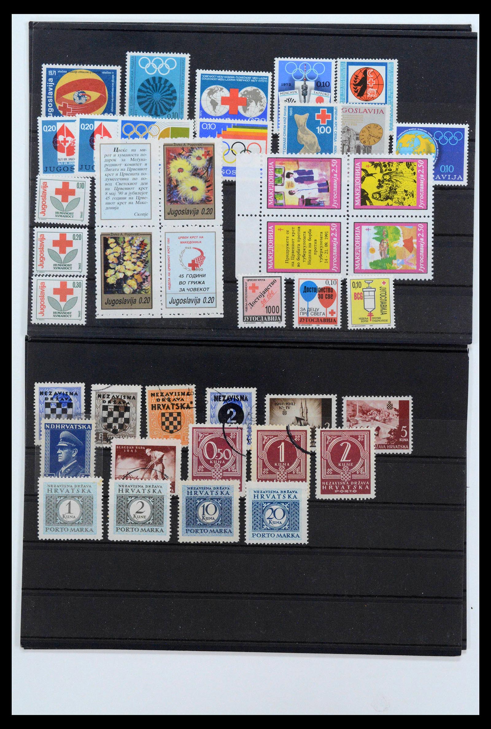 38969 0106 - Postzegelverzameling 38969 Joegoslavië 1918-2007.
