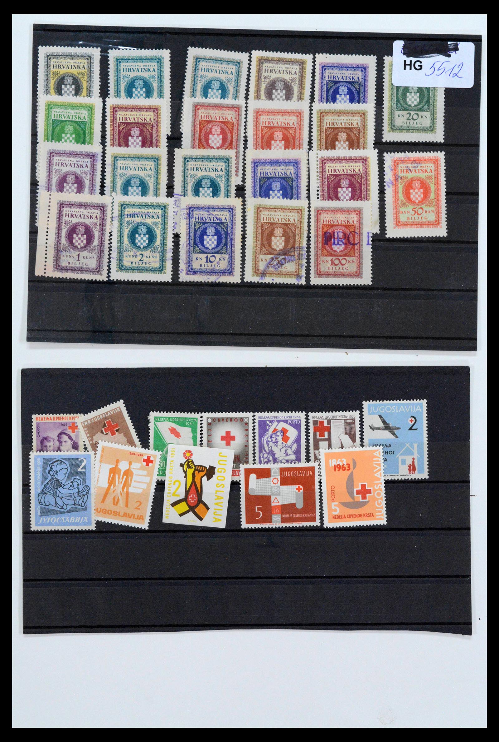 38969 0108 - Postzegelverzameling 38969 Joegoslavië 1918-2007.