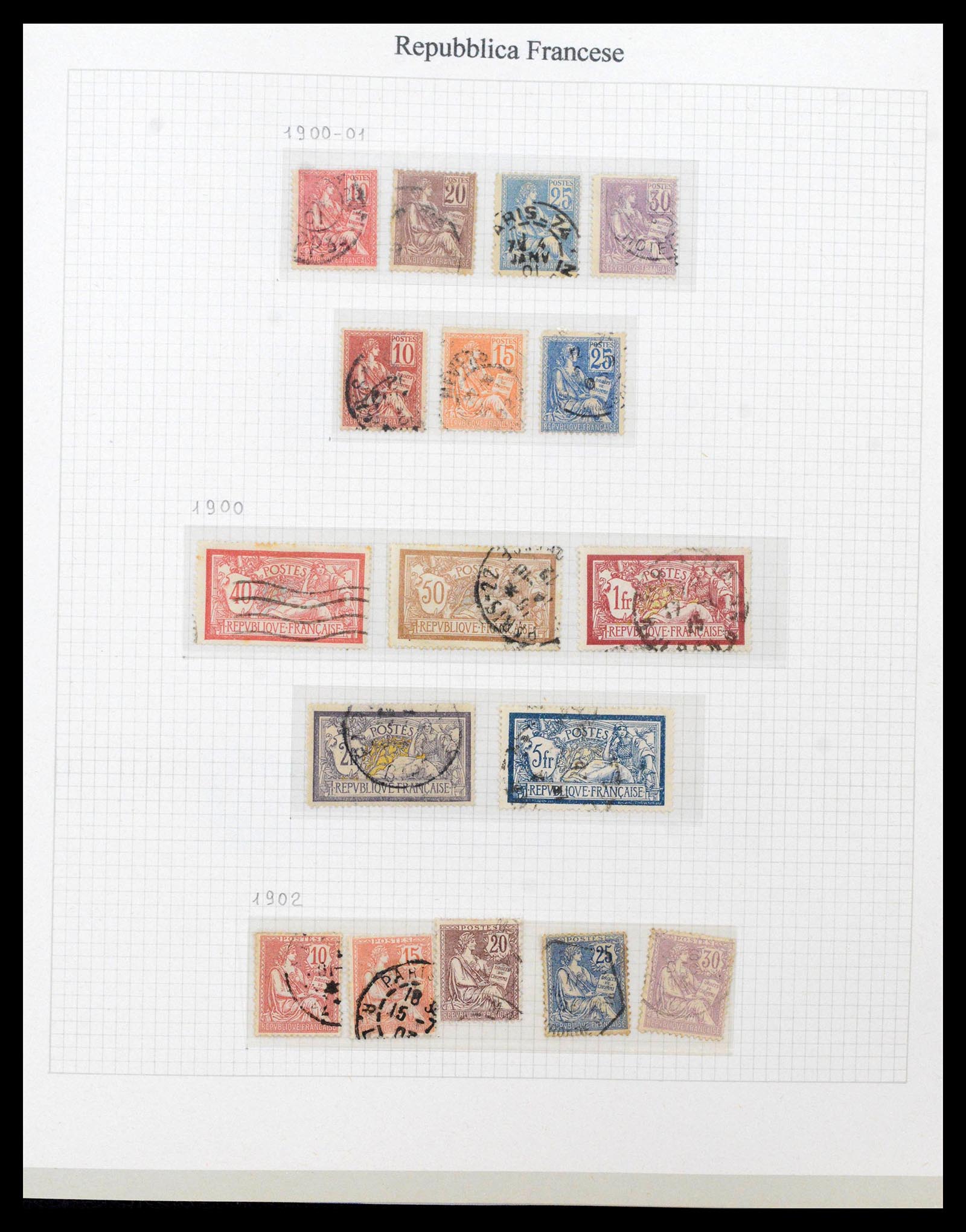 38970 0007 - Stamp collection 38970 France 1849-2015.