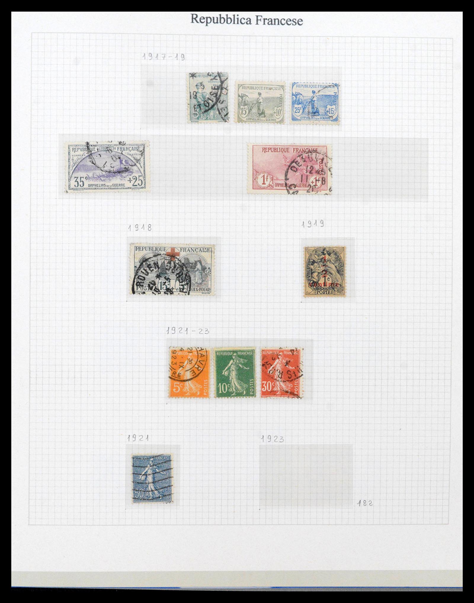 38970 0009 - Stamp collection 38970 France 1849-2015.