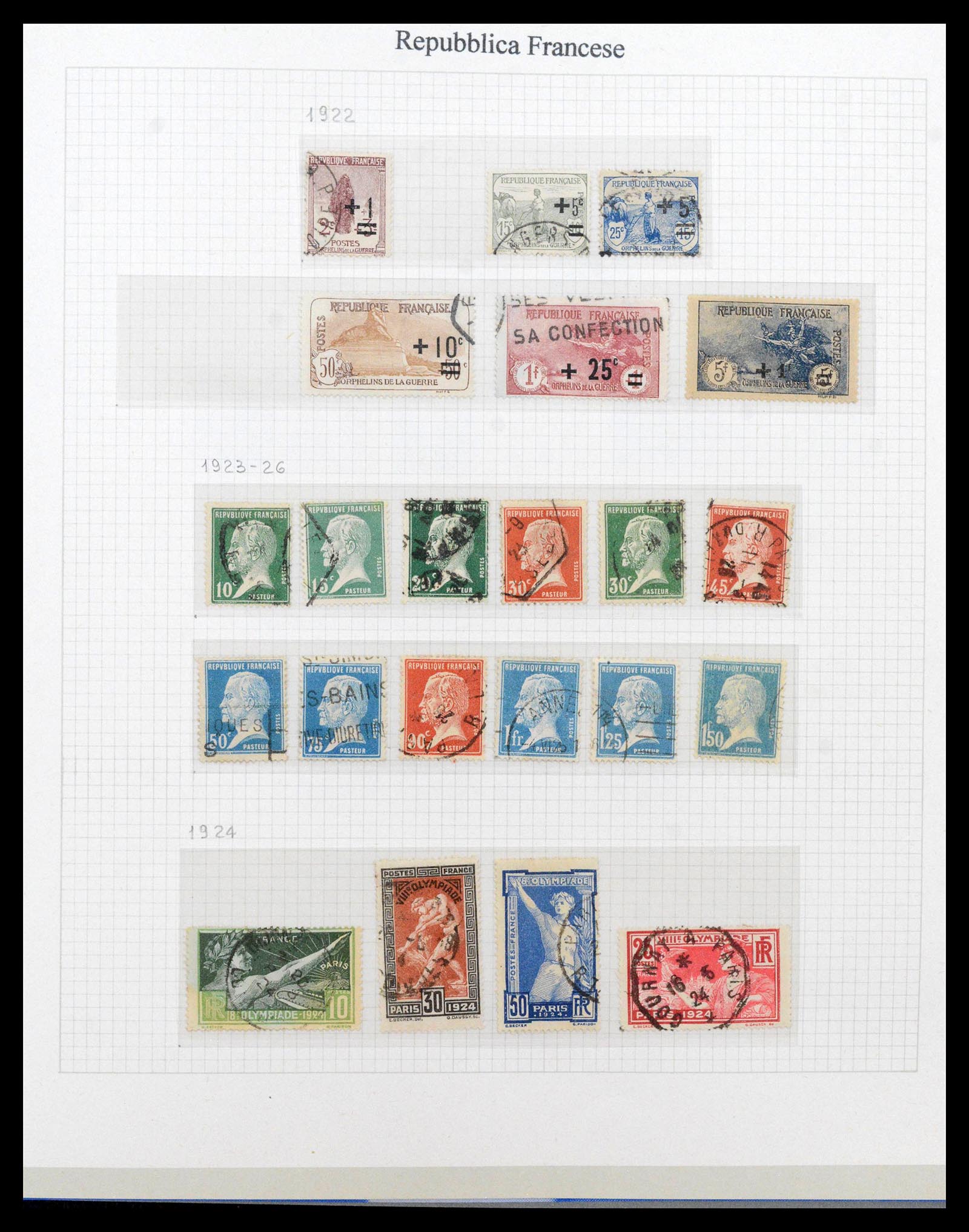38970 0010 - Stamp collection 38970 France 1849-2015.