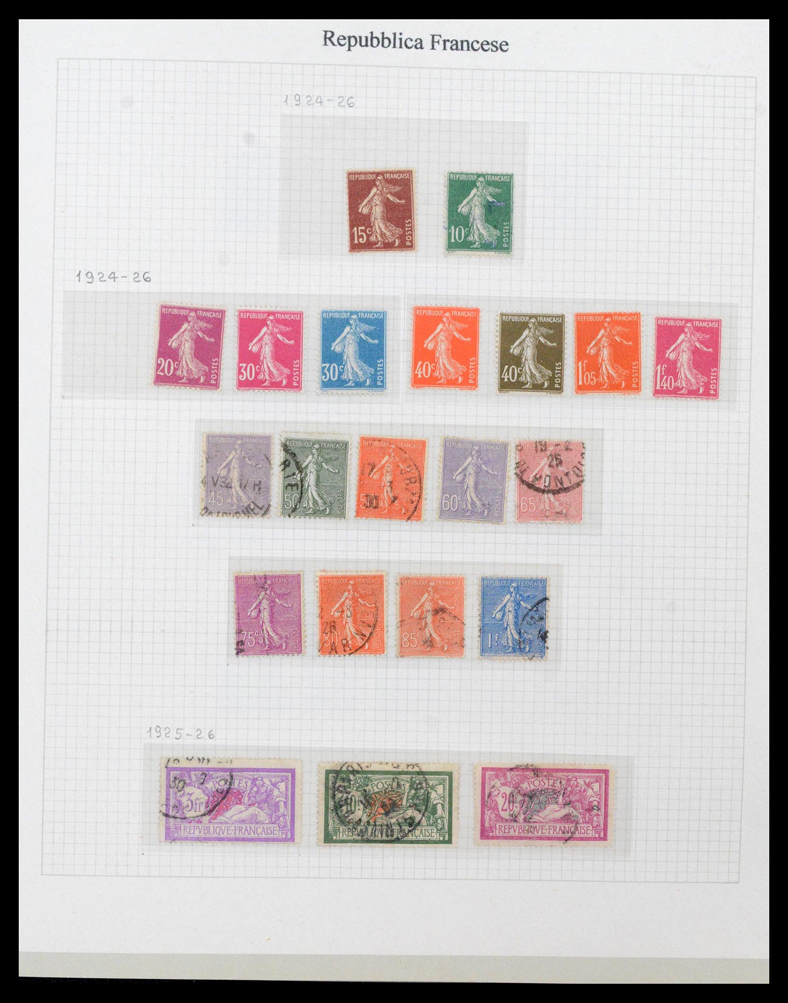 38970 0011 - Stamp collection 38970 France 1849-2015.