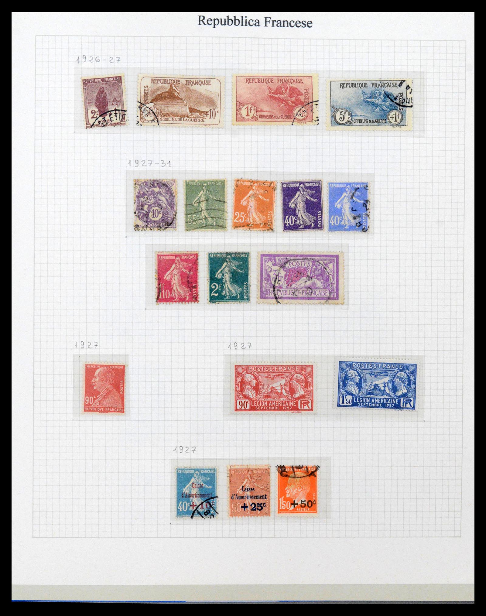 38970 0013 - Stamp collection 38970 France 1849-2015.