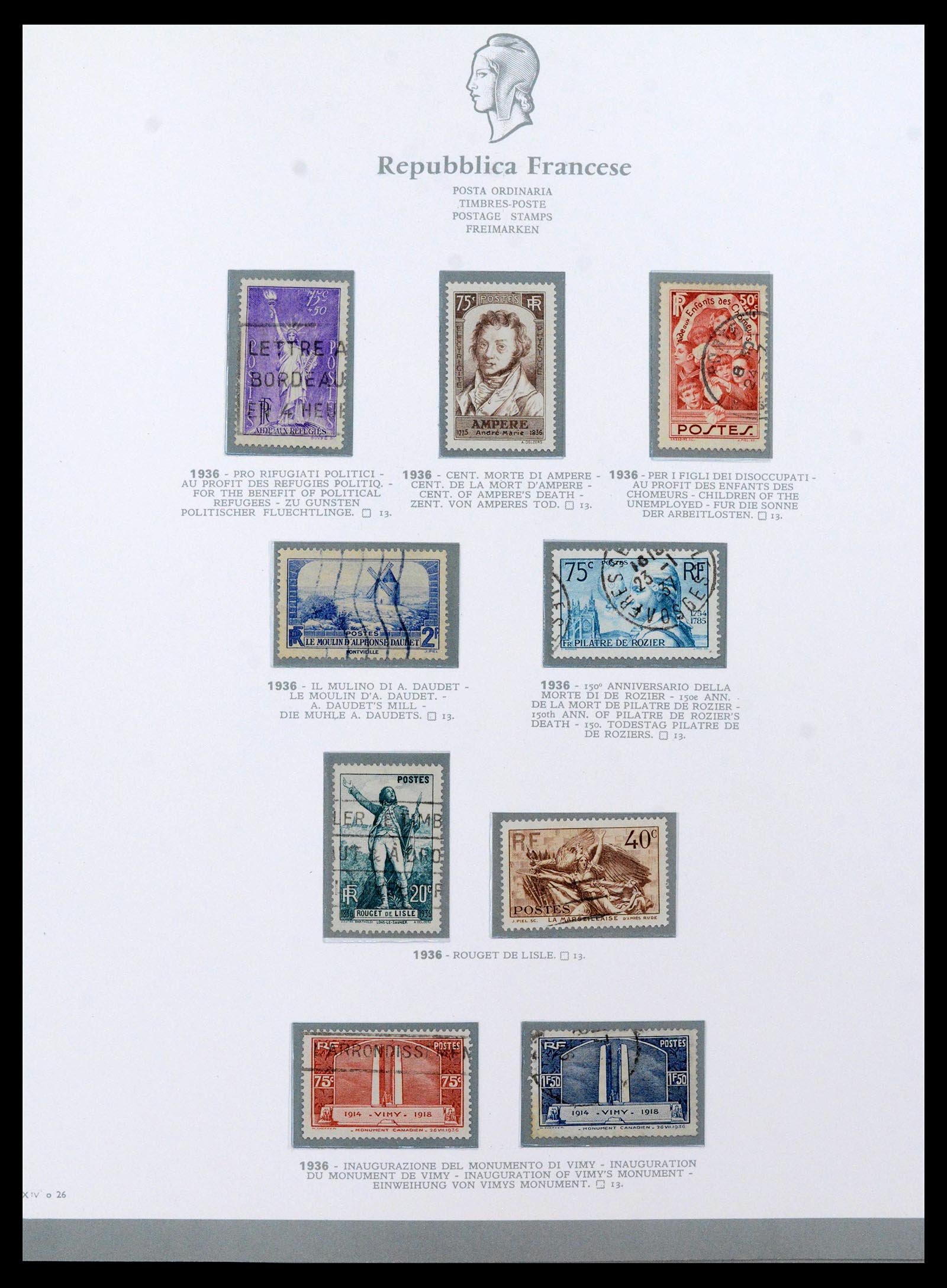 38970 0018 - Stamp collection 38970 France 1849-2015.