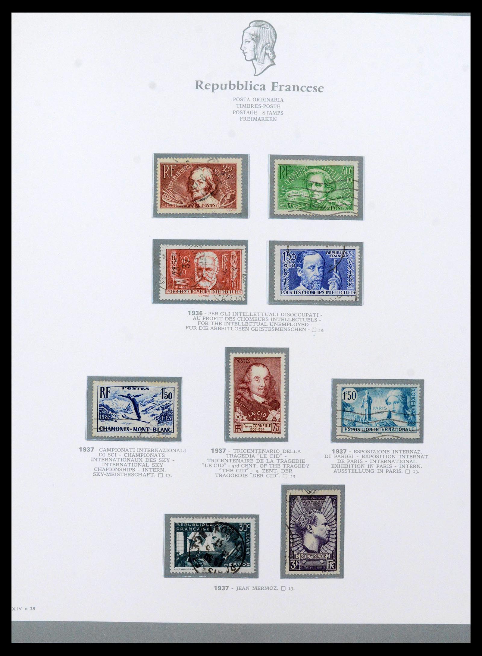38970 0020 - Stamp collection 38970 France 1849-2015.