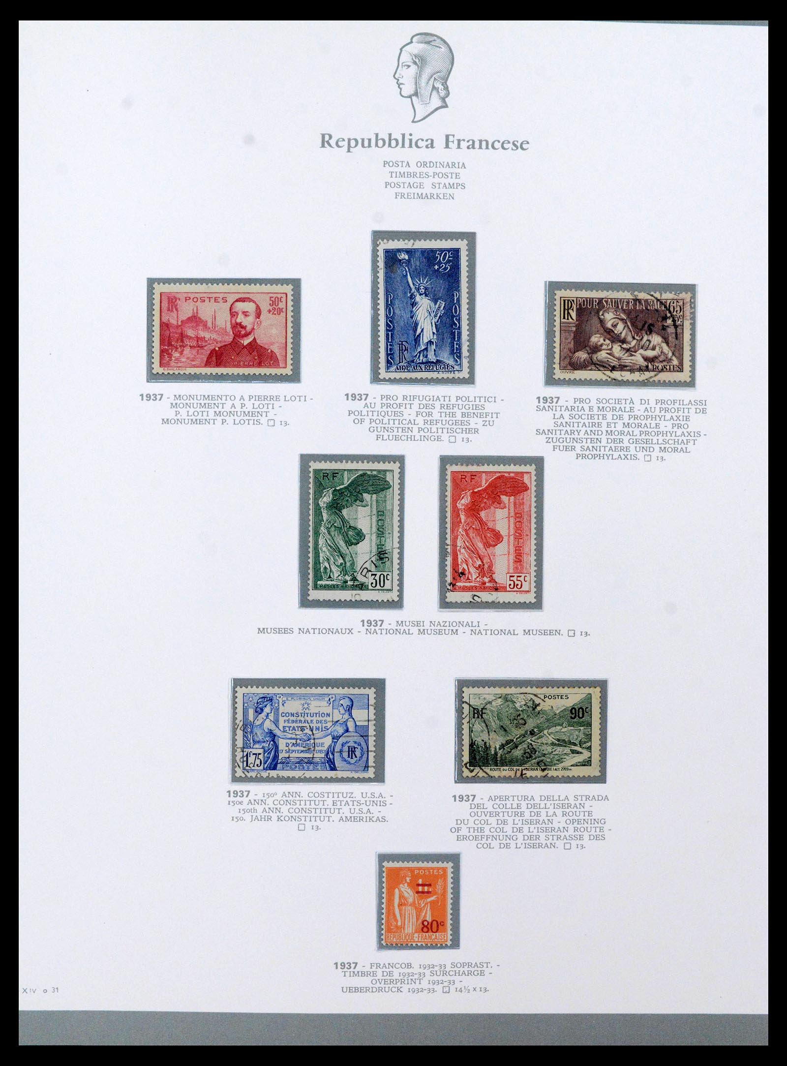 38970 0022 - Stamp collection 38970 France 1849-2015.