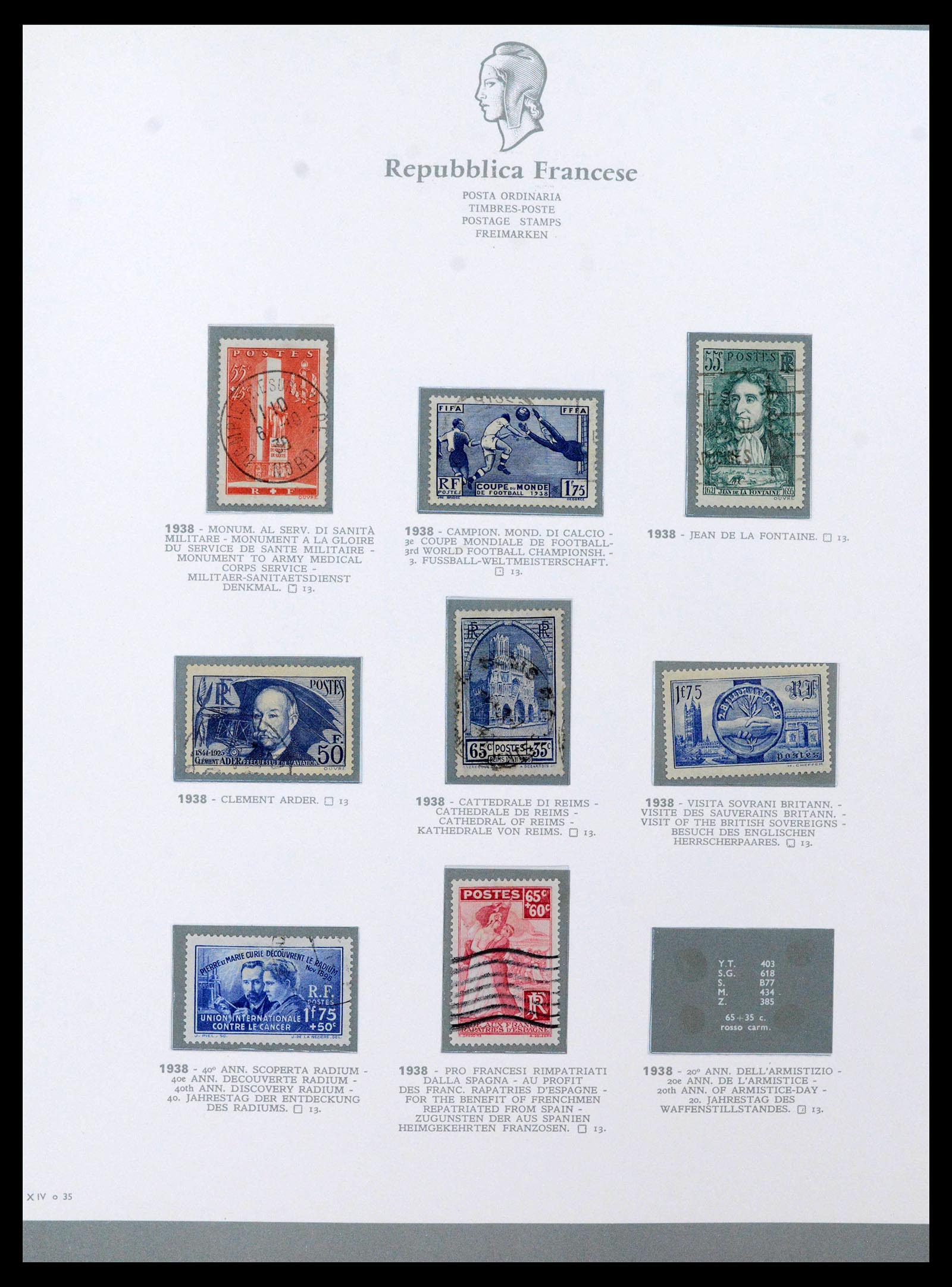 38970 0026 - Stamp collection 38970 France 1849-2015.